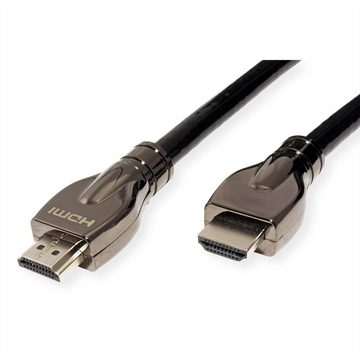 ROLINE 4K HDMI Ultra HD Kabel mit Ethernet, ST/ST Audio- & Video-Kabel, HDMI Typ A Männlich (Stecker), HDMI Typ A Männlich (Stecker) (750.0 cm)