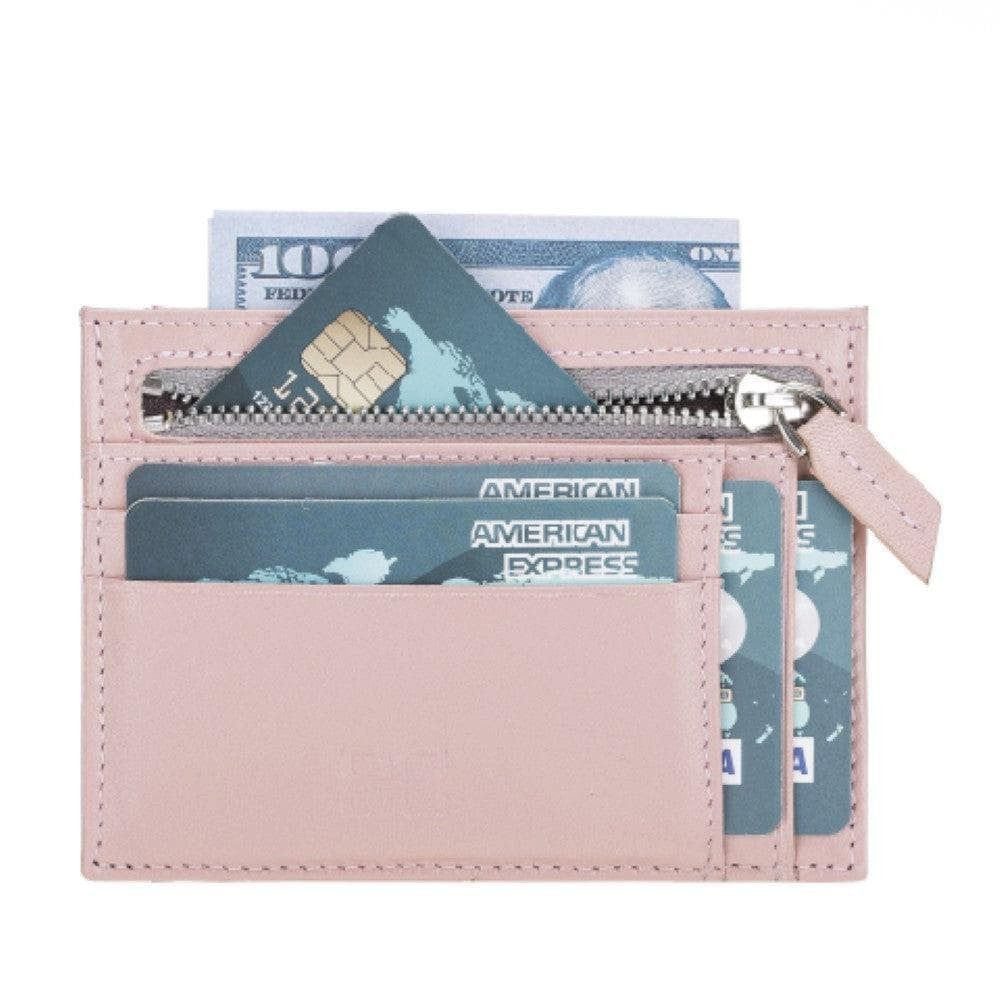Renna Leather Brieftasche Kartenetui mit Münzfach