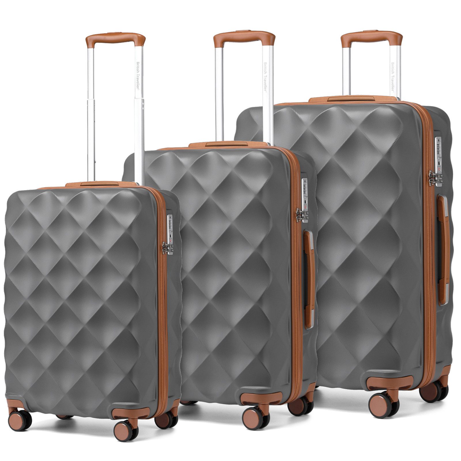 British Traveller Koffer ABS+PC Trolley mit günstig online kaufen