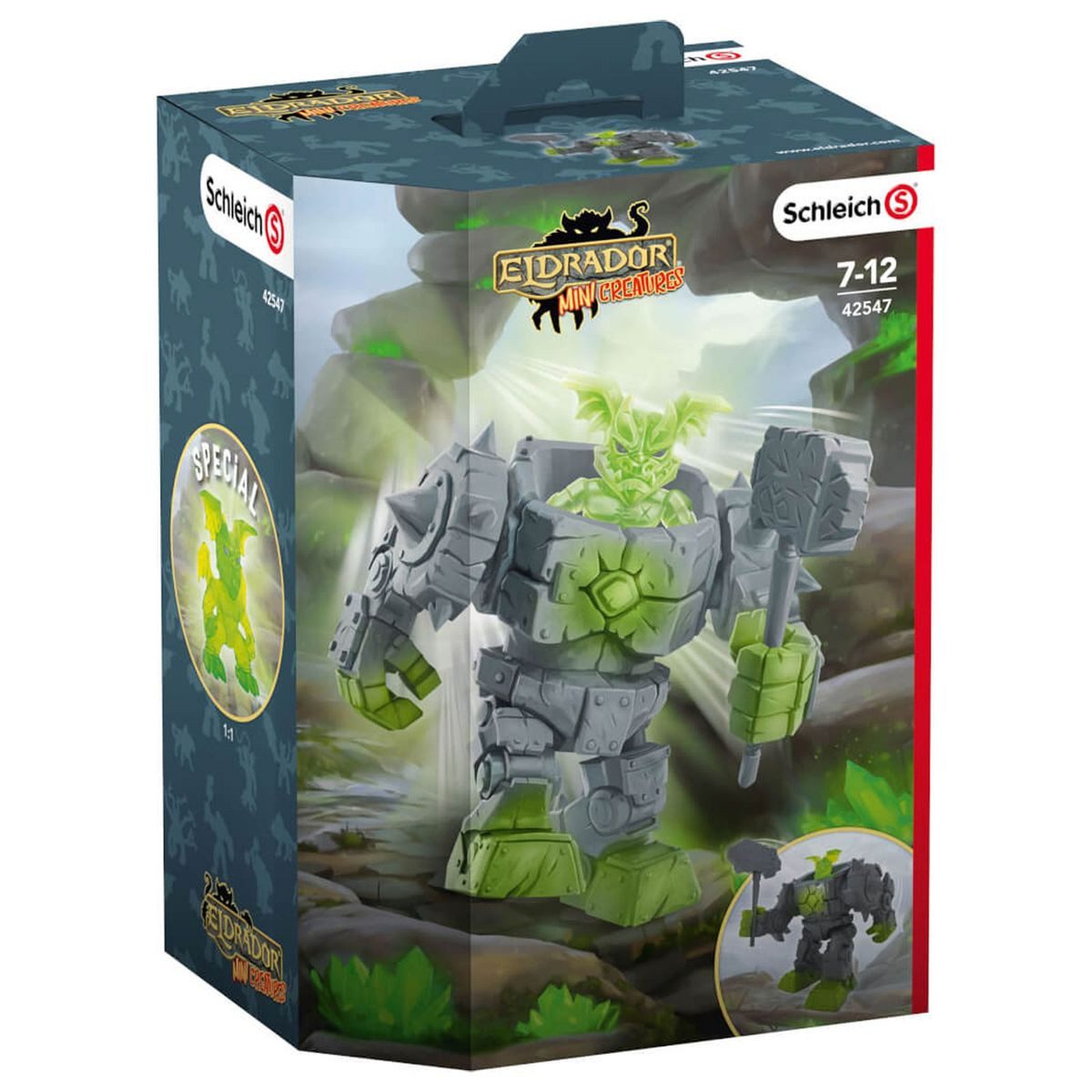 Schleich® Spielfigur Schleich 42547 - Eldrador - Mini Creatures - Stein Roboter