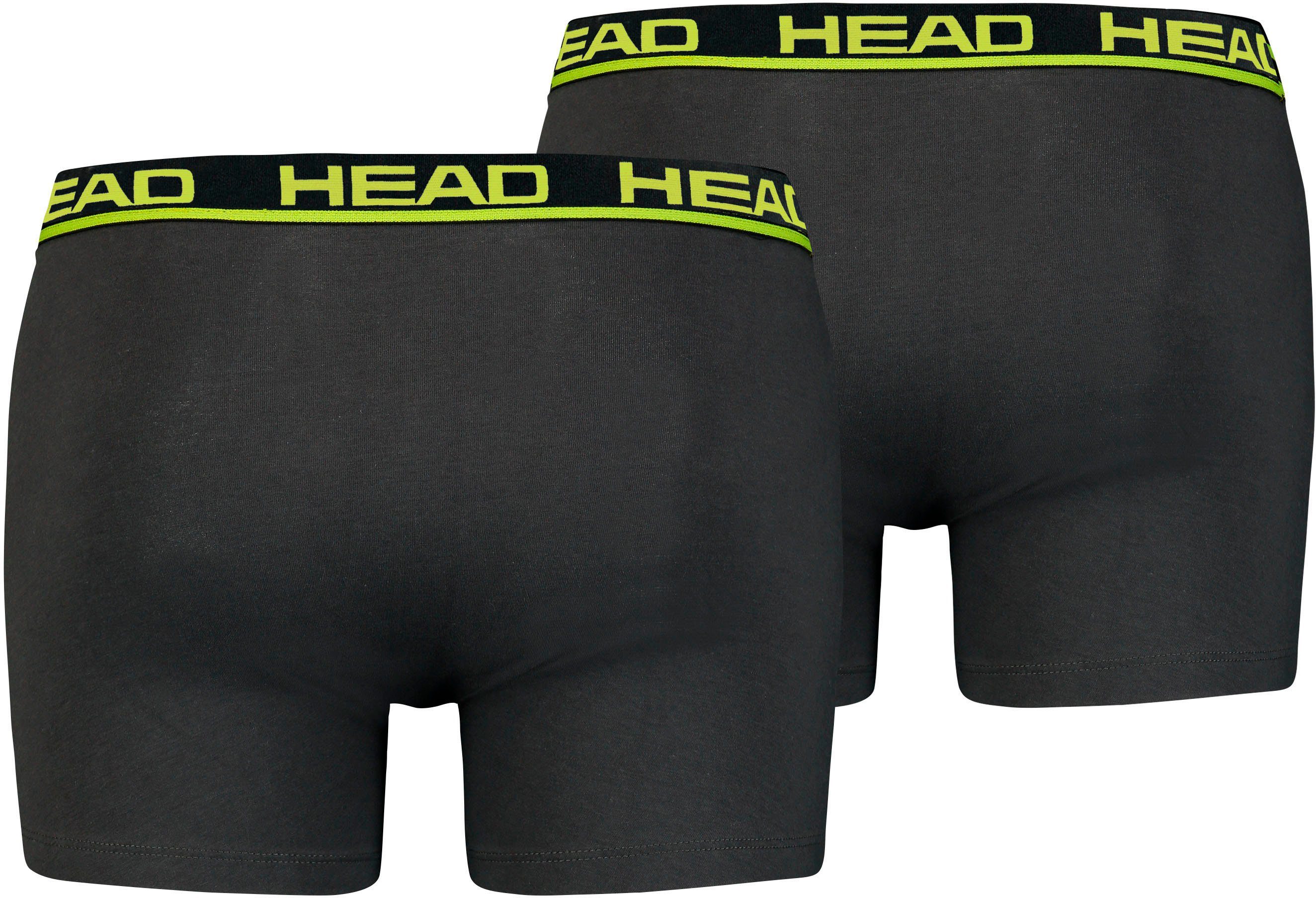 Head Boxershorts HEAD BASIC BOXER 2P (2er Pack) mit elastischem Logobund