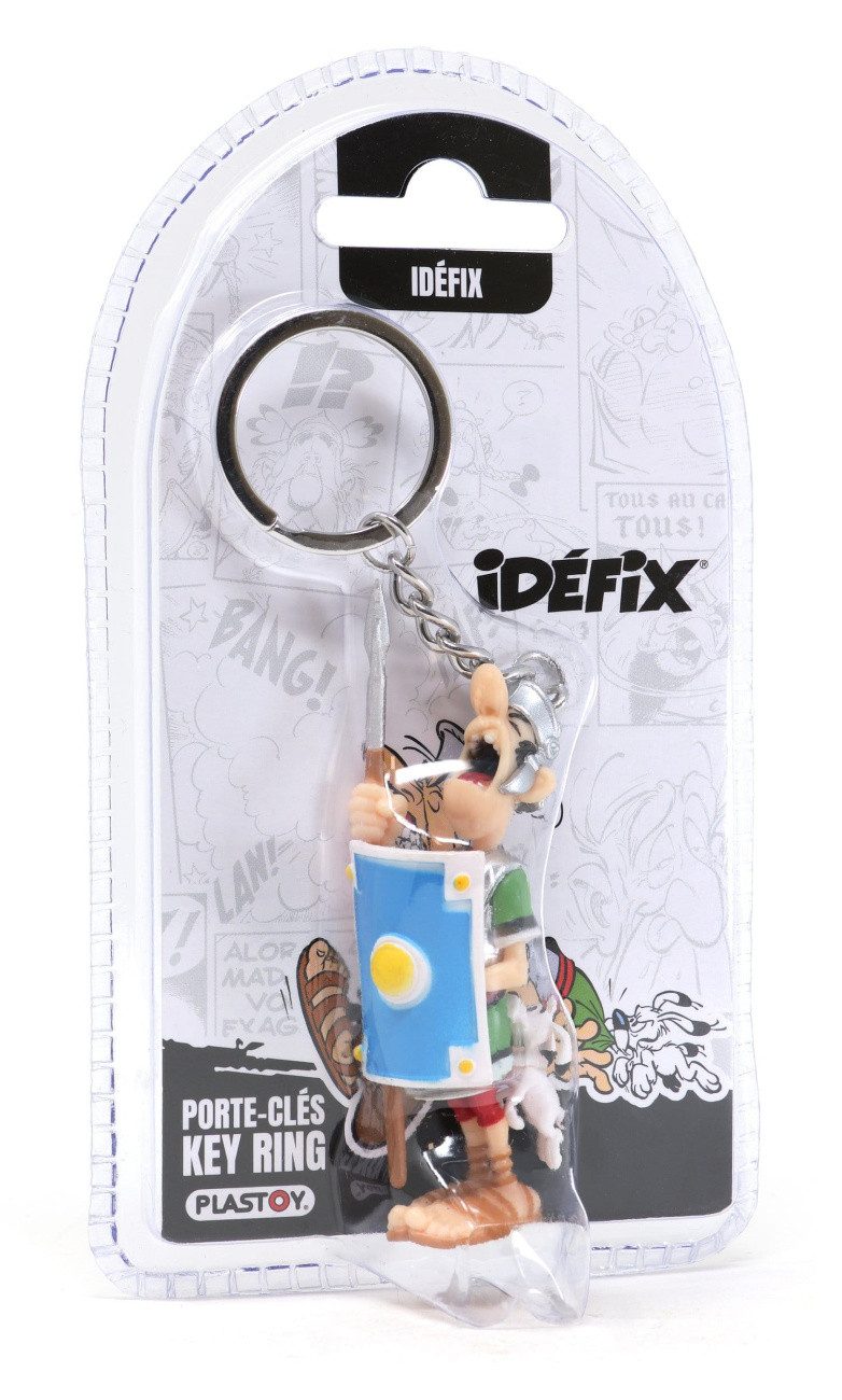 Plastoy Schlüsselanhänger Asterix Schlüsselanhänger Römer von Idefix gebissen (Blister)