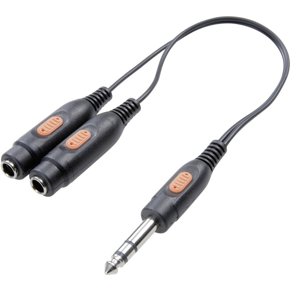 SpeaKa Professional SP-7869836 Klinke Audio Y-Adapter [1x Klinkenstec Audio-Adapter