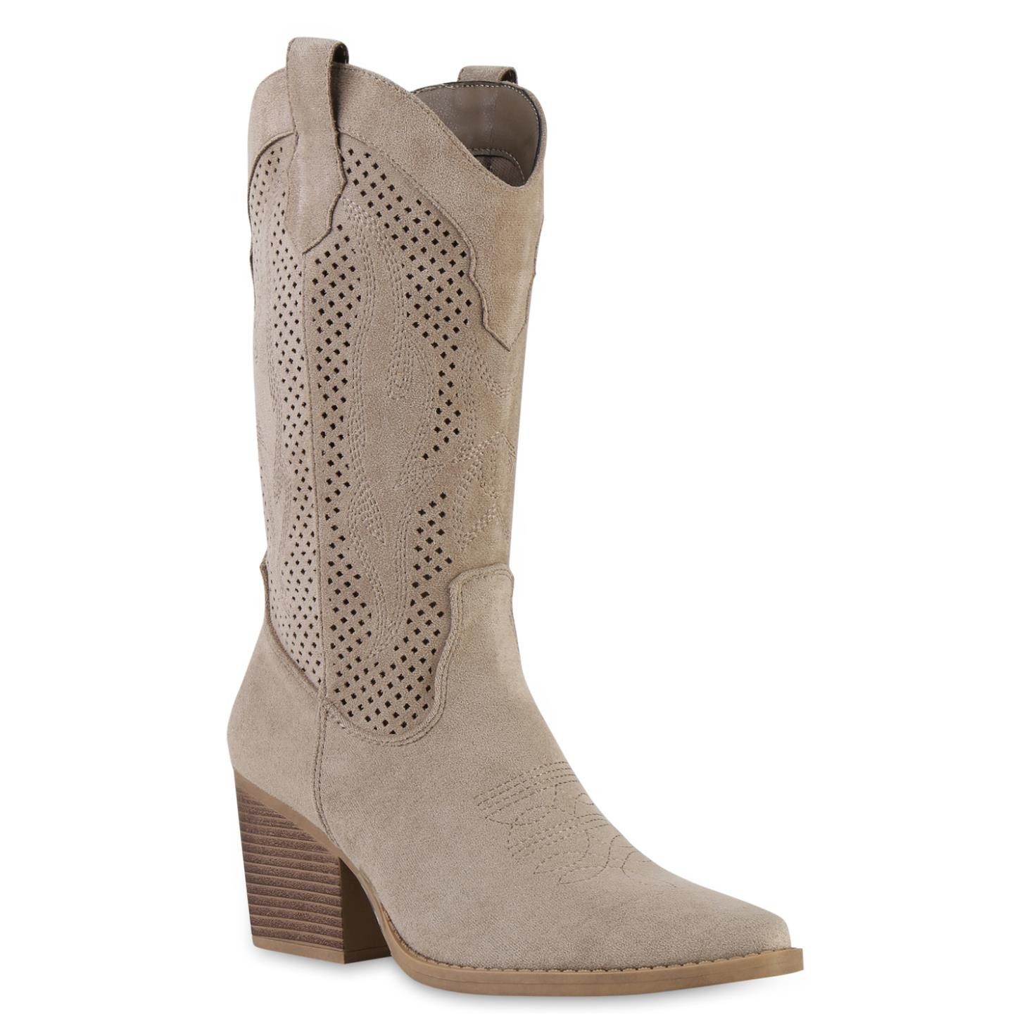 VAN HILL 841524 Cowboystiefel Schuhe günstig online kaufen