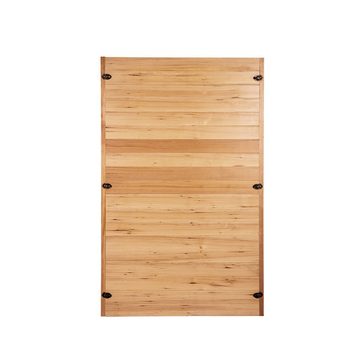 HOME DELUXE Infrarotkabine REDSUN DELUXE M, BxTxH: 120,00 x 105,00 x 190,00 cm, Vollspektrumstrahler und Karbon-Flächenstrahler – Holz: Hemlocktanne