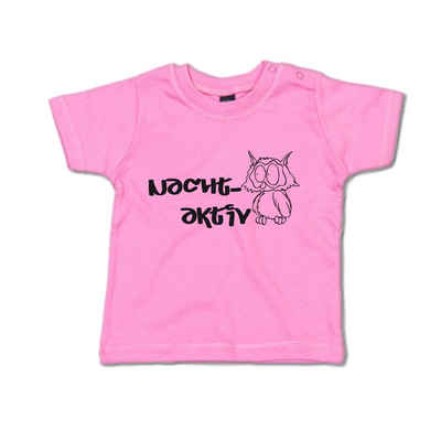 G-graphics T-Shirt Nachtaktiv mit Spruch / Sprüche / Print / Aufdruck, Baby T-Shirt