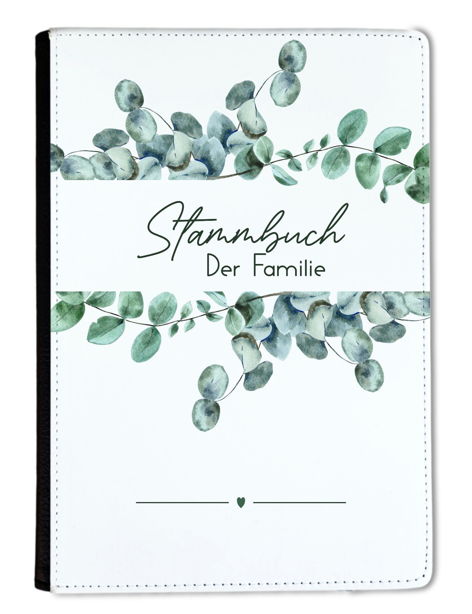 CreaDesign Notizbuch Stammbuch A5 Rahmen Eukalyptus