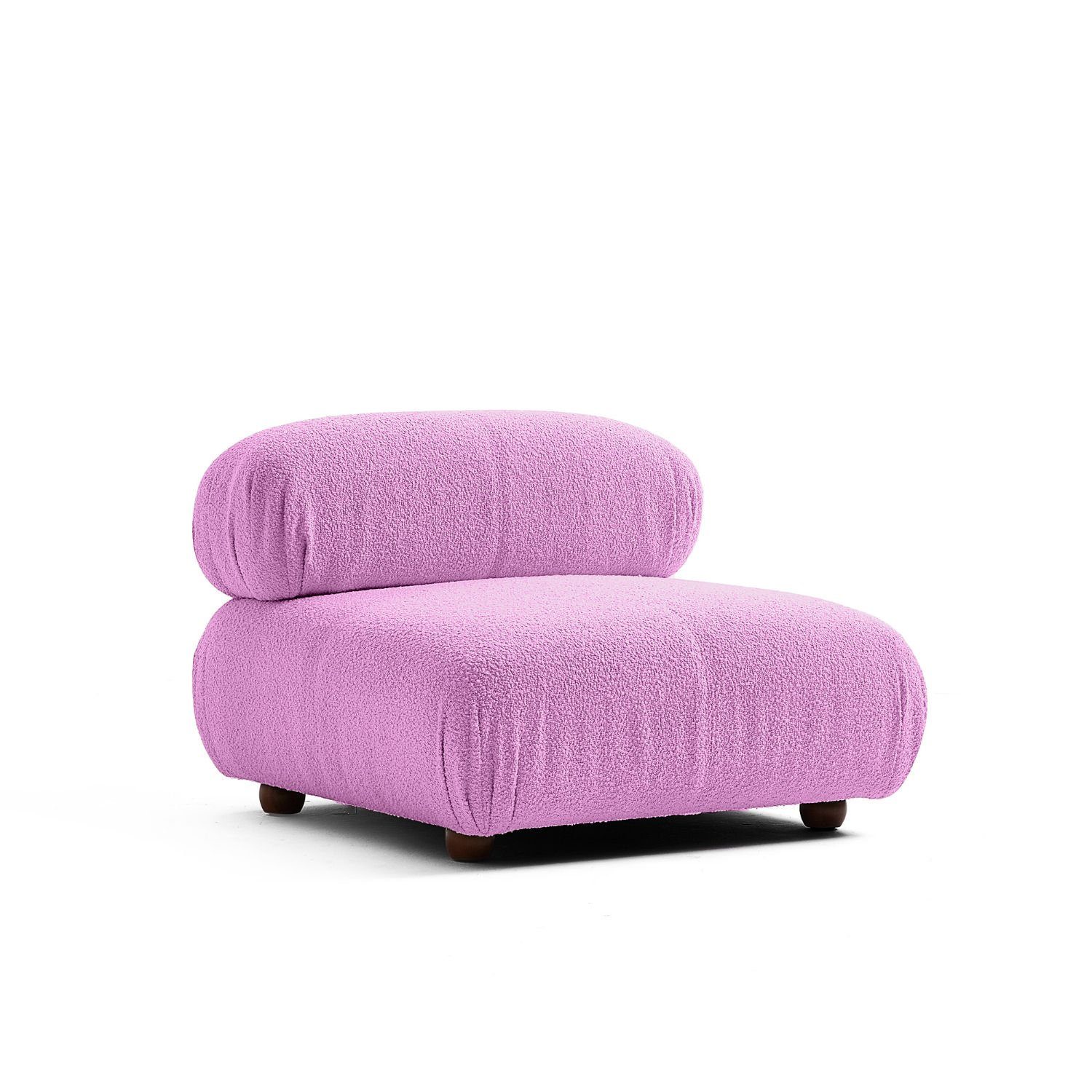 Touch me Sofa Knuffiges Sitzmöbel neueste Generation aus Komfortschaum Grau-Lieferung und Aufbau im Preis enthalten!