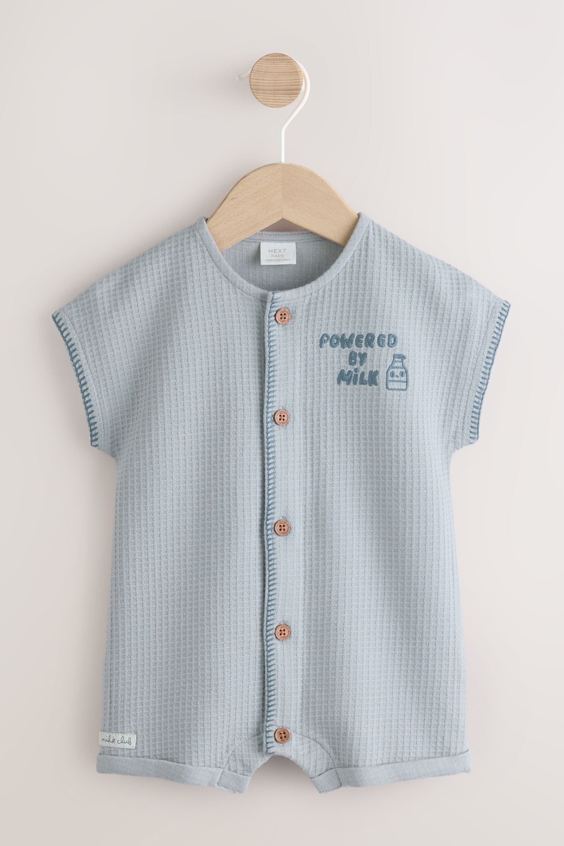 Next Strampler Baby Jersey-Strampler in Waffelstruktur (1-tlg)