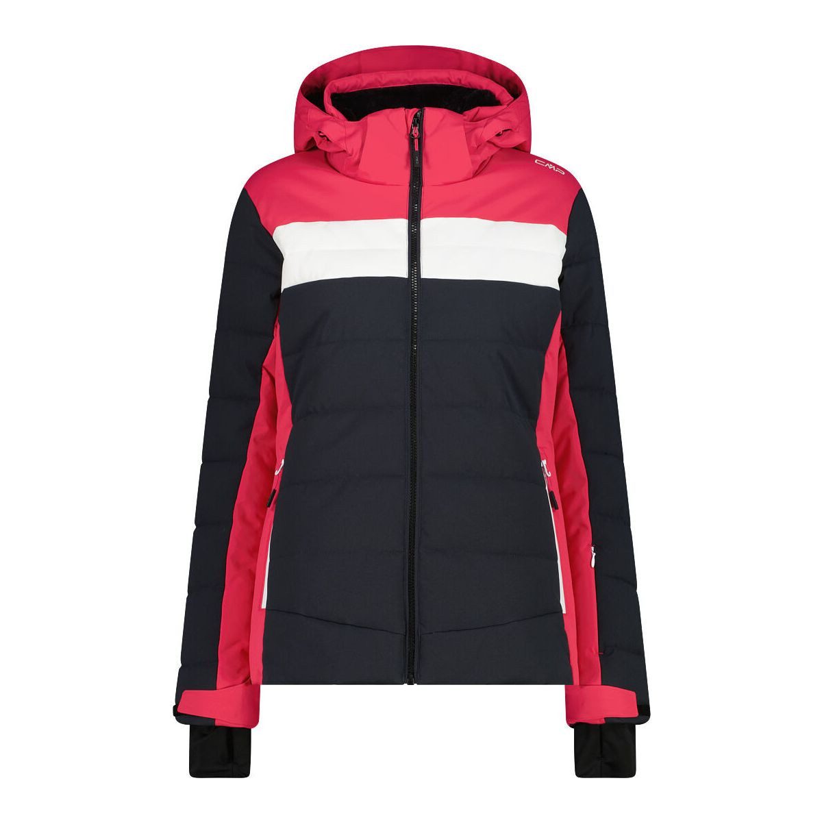 CMP Skijacke Woman Ski Jacket Zip Hood Damen-Skijacke mit hoher Atmungsaktivität und Wetterschutz, ideal für