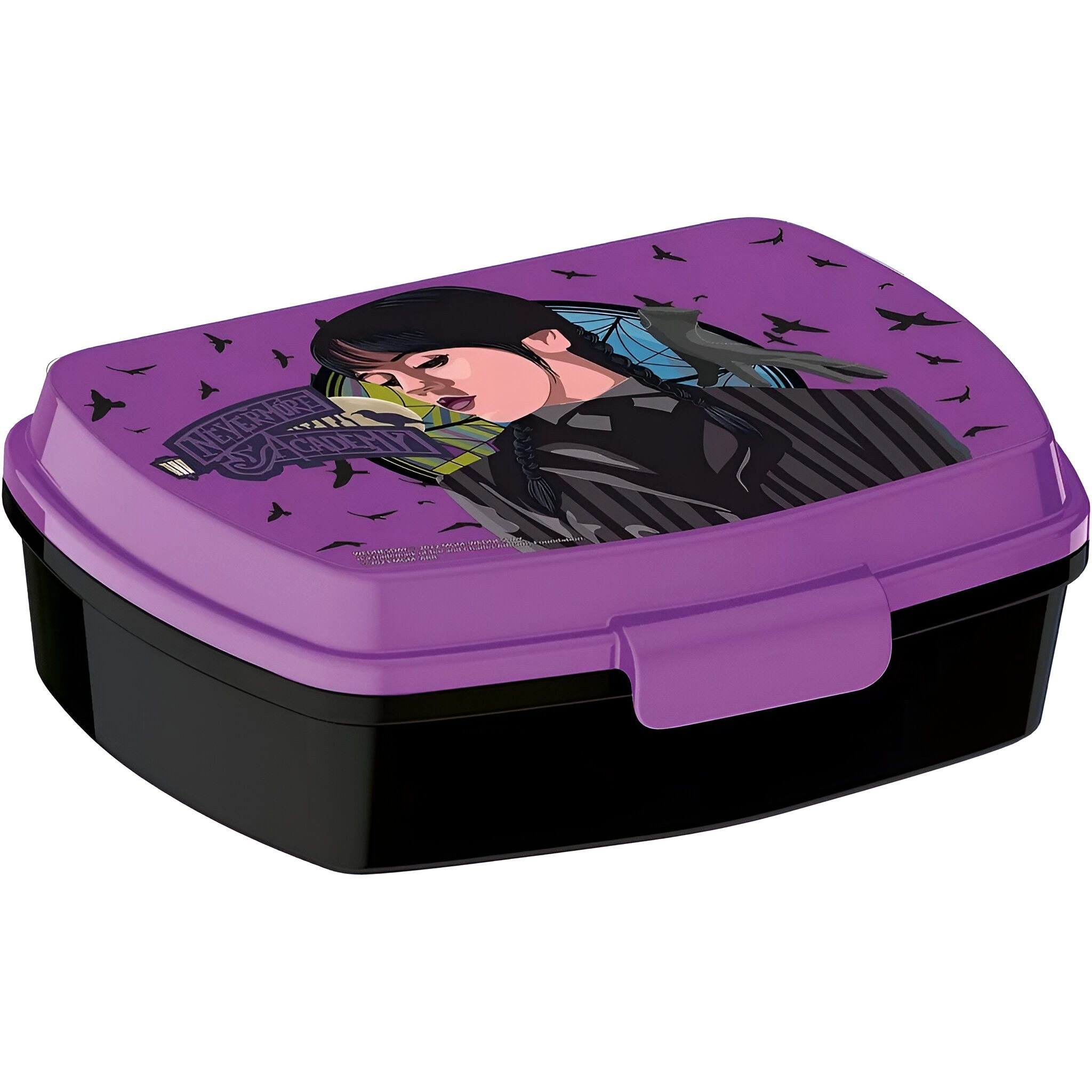 Wednesday Lunchbox Wednesday 2 tlg. Lunchset Brotdose Trinkflasche Flasche 540 ml, (Spar-Set, 2-tlg)