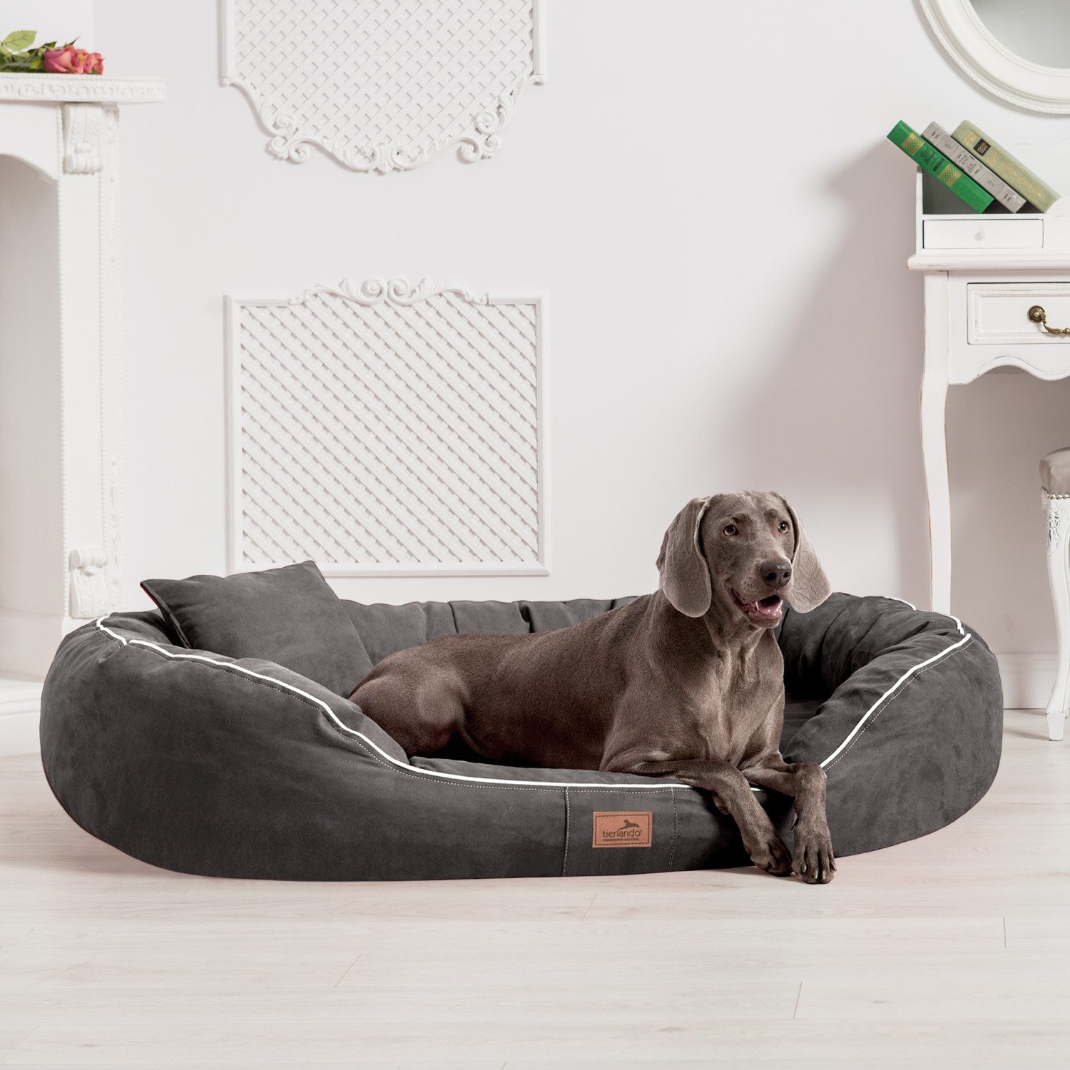 Thumbnail - tierlando® Tierbett Orthopädisches Hundebett MARLON VISCO PLUS Velours
