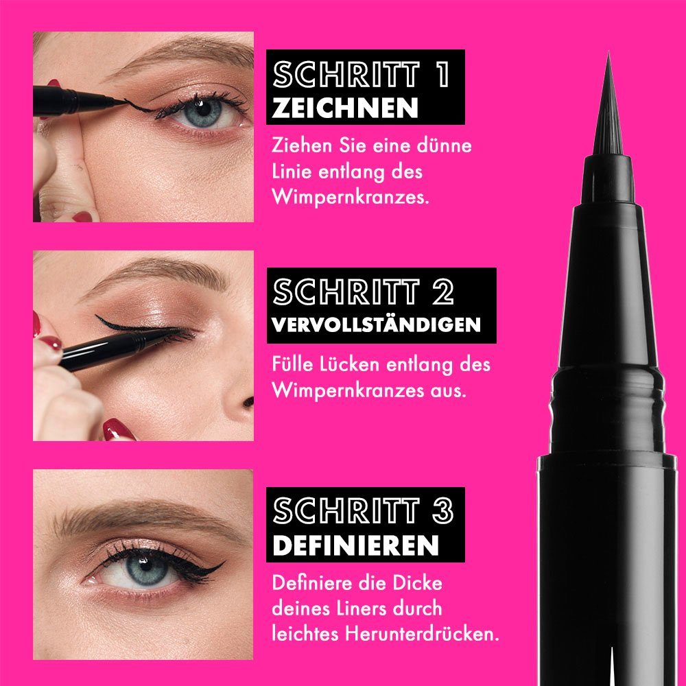 Eyeliner EIL01 NYX Liner Black Ink Epic Professional Makeup