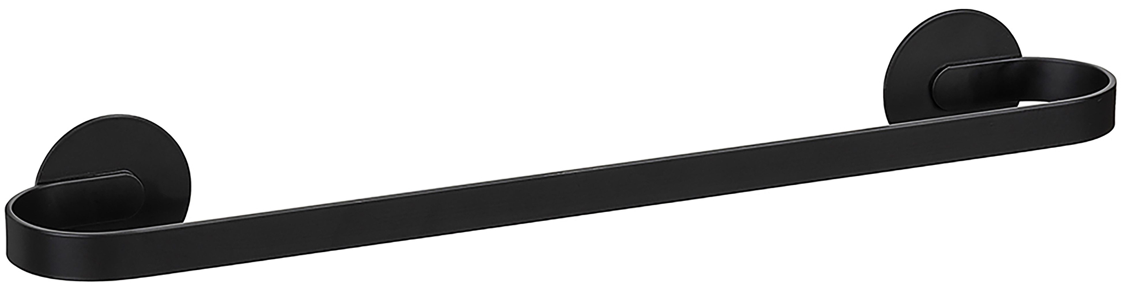 WENKO Handtuchstange Turbo-Loc® Modell Uno Bivio, aus Aluminium, Befestigen ohne Bohren, 40 cm