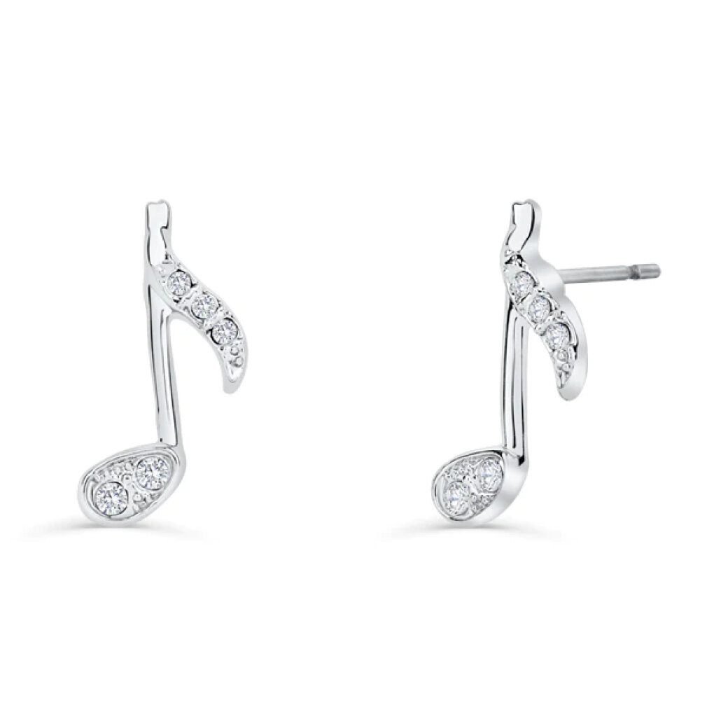 Crystal Ohrring-Set Originální peckové náunice Noty 4364.CRY.R