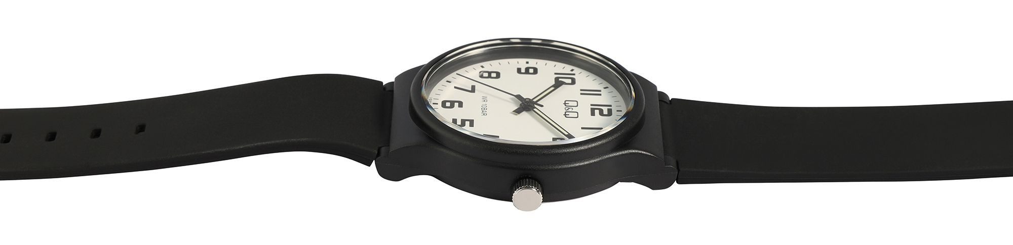 Q&Q Quarzuhr junge Männer, Jugendlich, Silikonband, D: 38 mm, 10 bar, (1-tlg)