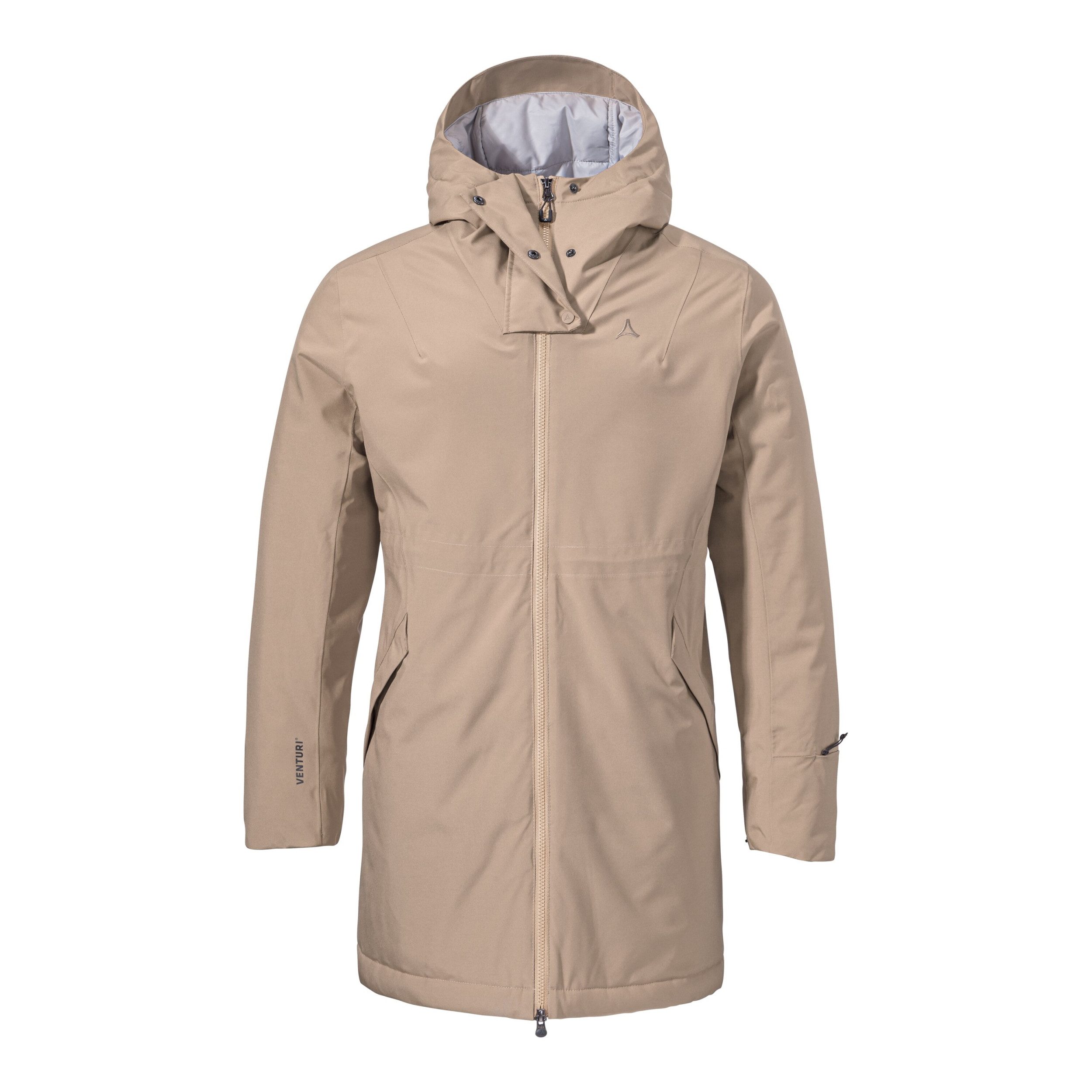 Schöffel Funktionsmantel Ins Parka Style Crivat WMS MUSHROOM