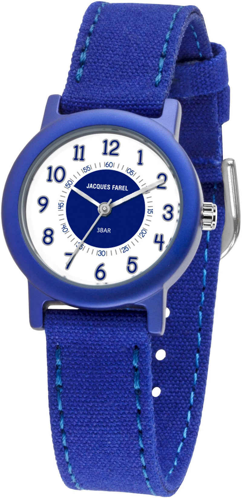 Jacques Farel Quarzuhr ORG 800, Armbanduhr, Kinderuhr, ideal auch als Geschenk