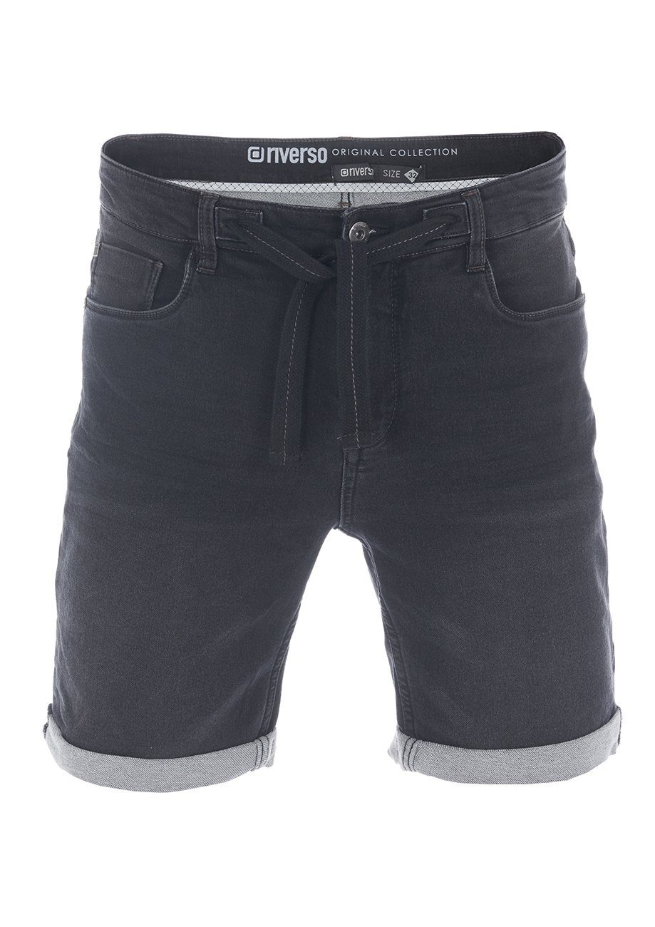 riverso Jeansshorts Herren Shorts RIVPaul Regular Fit Bermudashorts mit Stretch