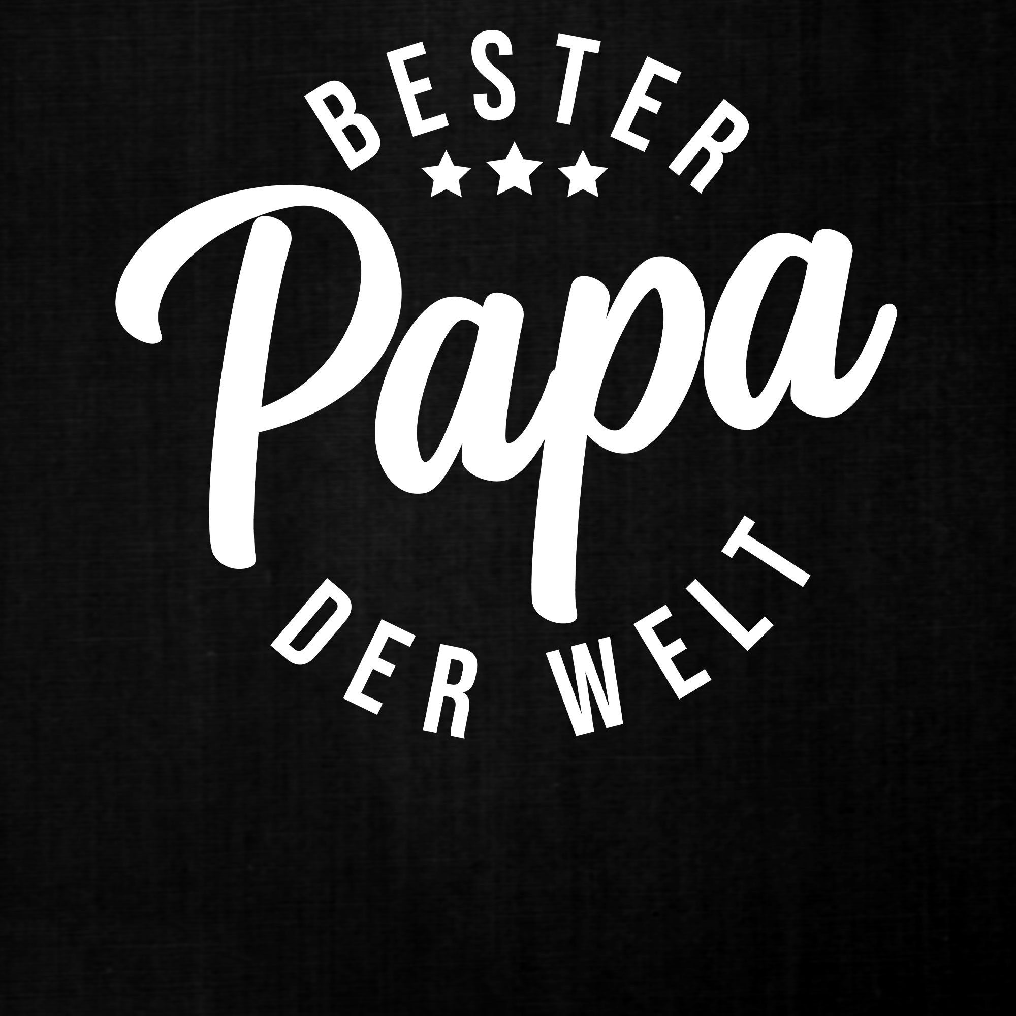 Papa Kurzarmshirt Bester Vatertag - Formatee Vater T-Shirt Herren Quattro (1-tlg)