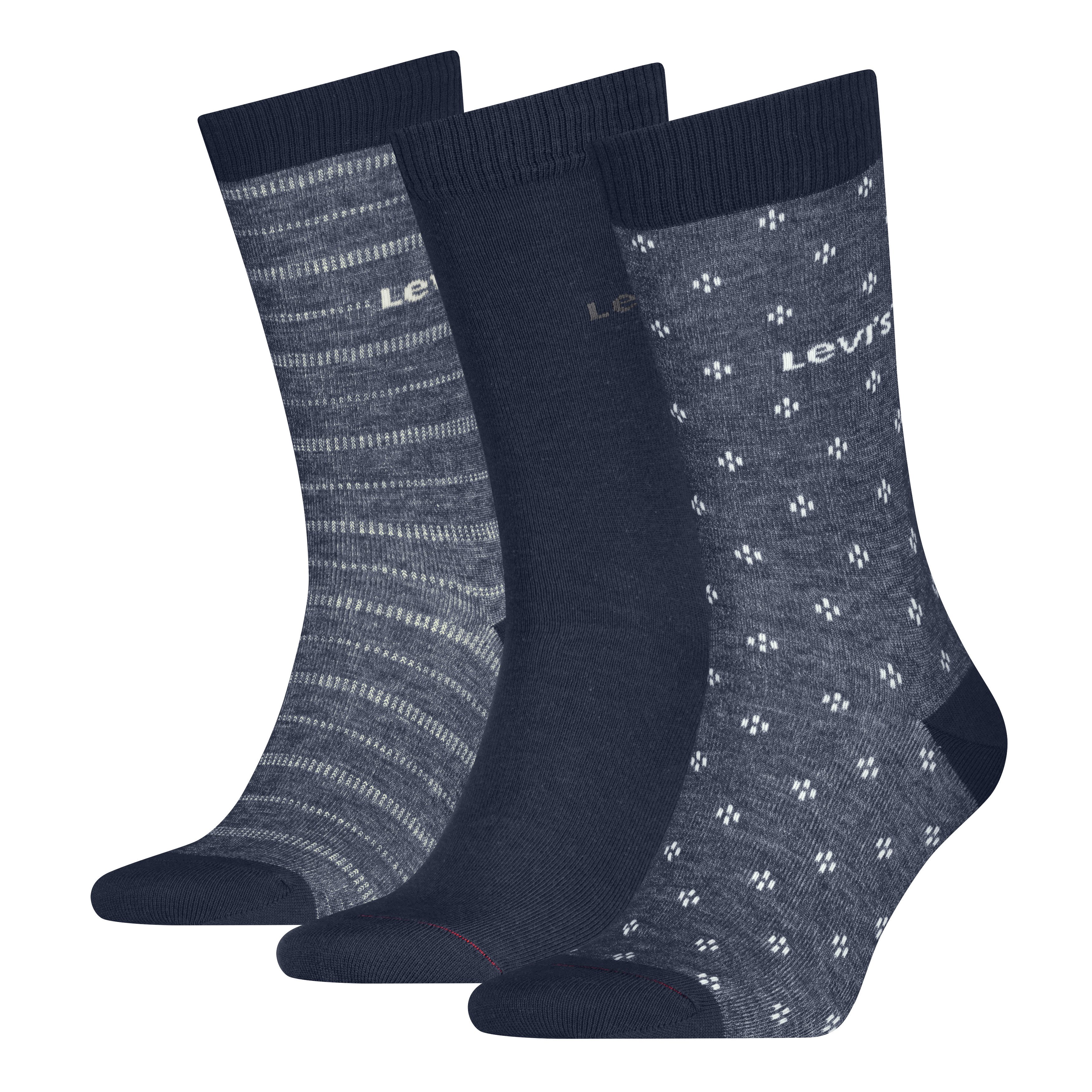 Levi's® Socken LEVIS REG CUT DENIM GIFTBOX (3 Paar)