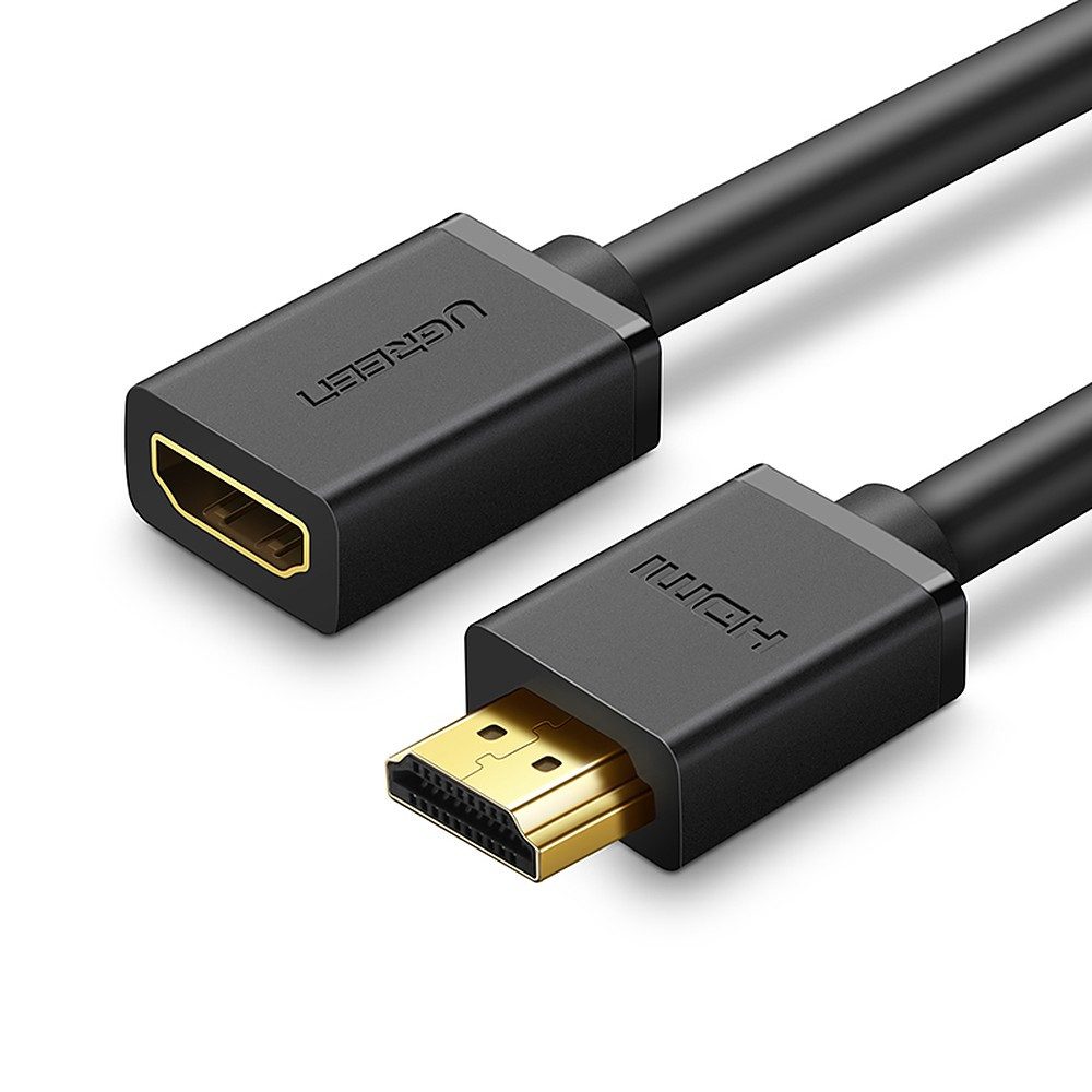 UGREEN Verlängerungskabel Monitorkabel Videokabel HDMI-Kabel, HDMI, HDMI (100.0 cm), 4K, HDMI 2.0, vergoldet, geschirmt
