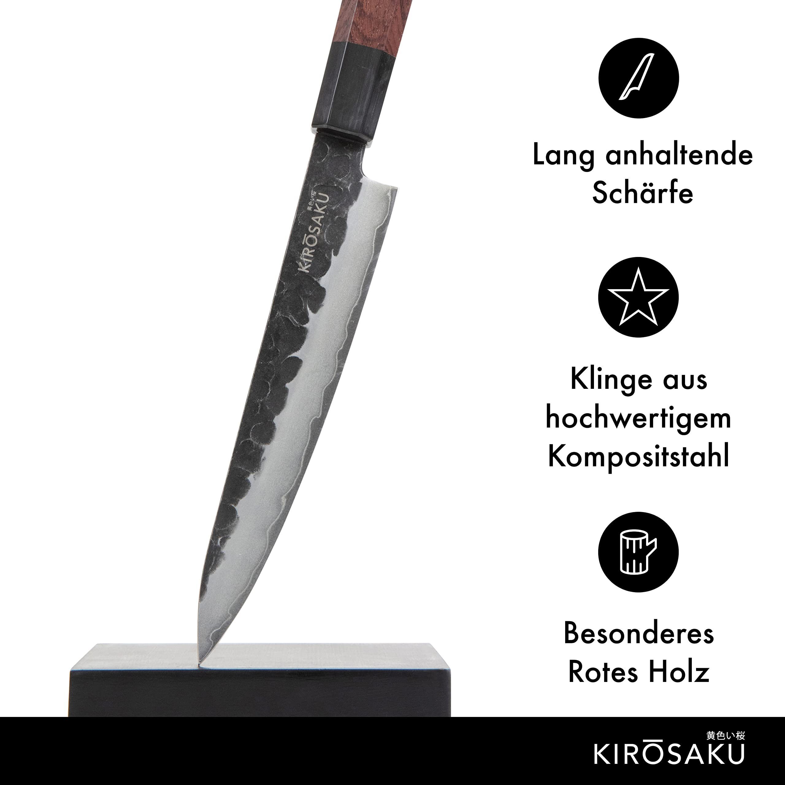Kirosaku Asiamesser Carbon Küchenmesser 15cm Klinge, Iii. Japanischer Cm Messer Hellbraun Stahl 15 - - aus