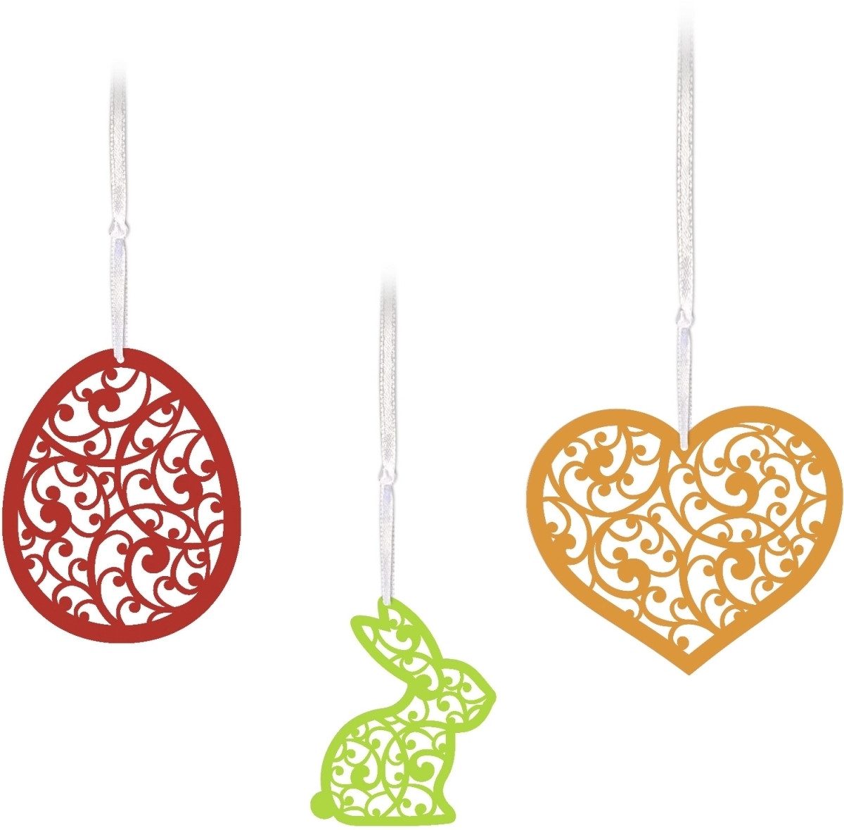Bastelkartonpapier Deko-Set Ostern 'Intensiv' 6 Blatt Fotokarton 300g/qm sortiert