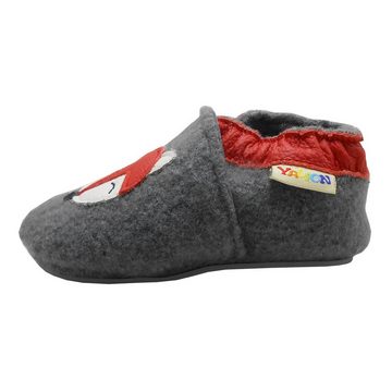 Yalion Schuhe Kinder Krabbelschuh Kinder Filz Hausschuhe aus 100% Schafwolle Hausschuh