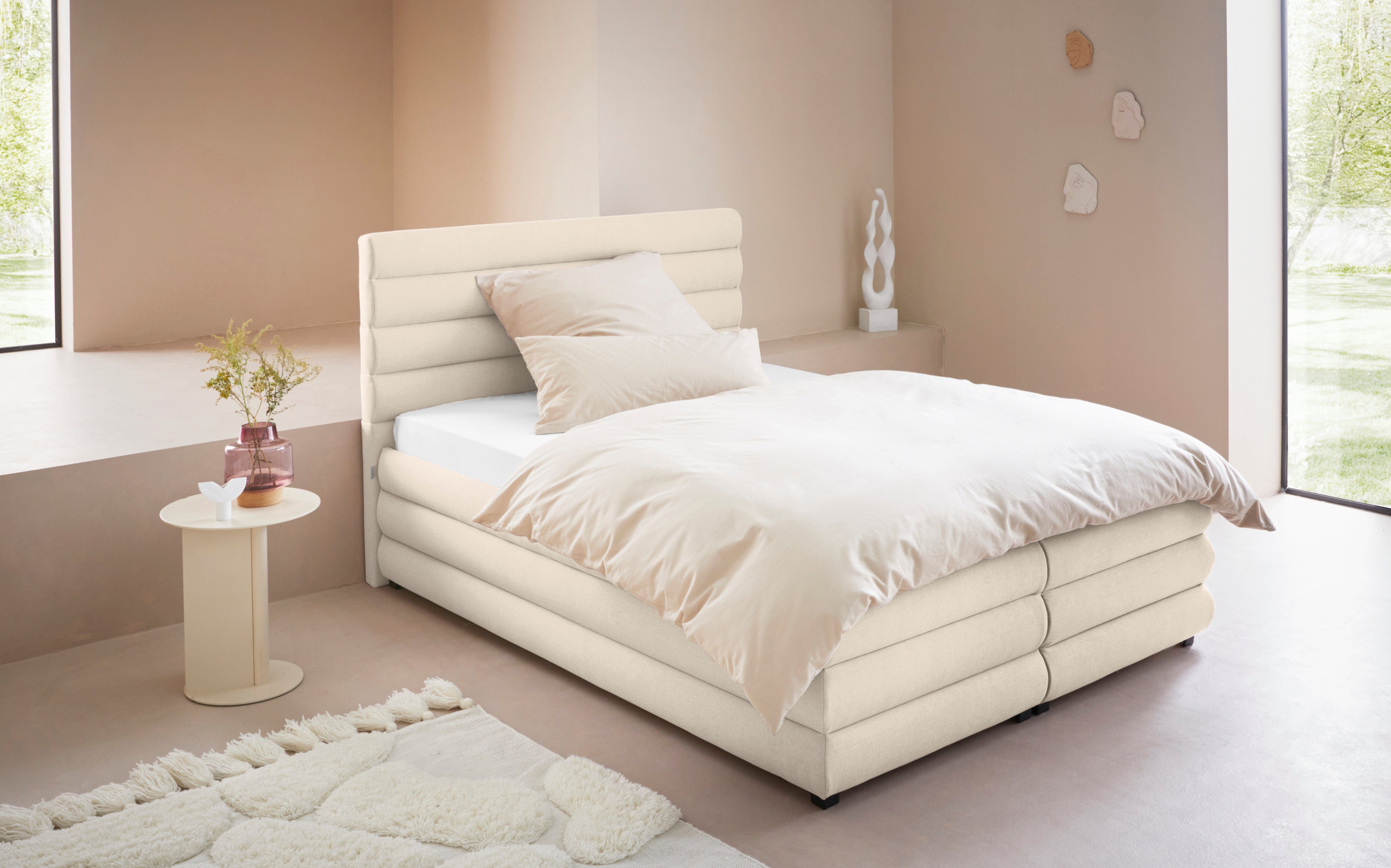 LeGer Home by Lena Gercke Polsterbett Maylis, wahlweise mit und ohne ...