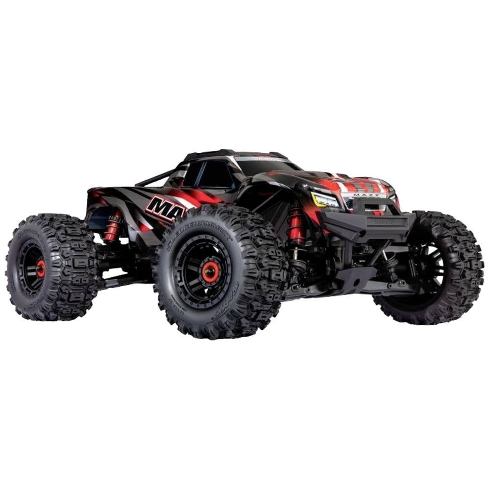 Traxxas RC-Auto TRX89086-4RED 1:10 RTR TSM SR VXL4S Regler o Akku/Lader TRX-89086-4RED