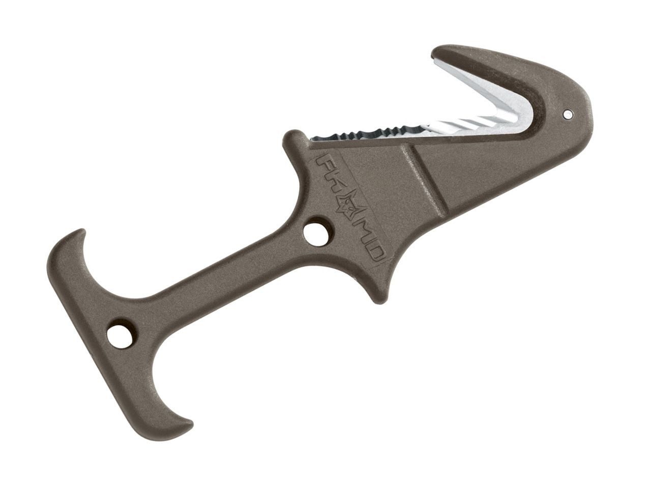 FKMD Universalmesser FOX R.T. 2 Airborne Green Rettungsmesser Gurt PKW dunkelgrün