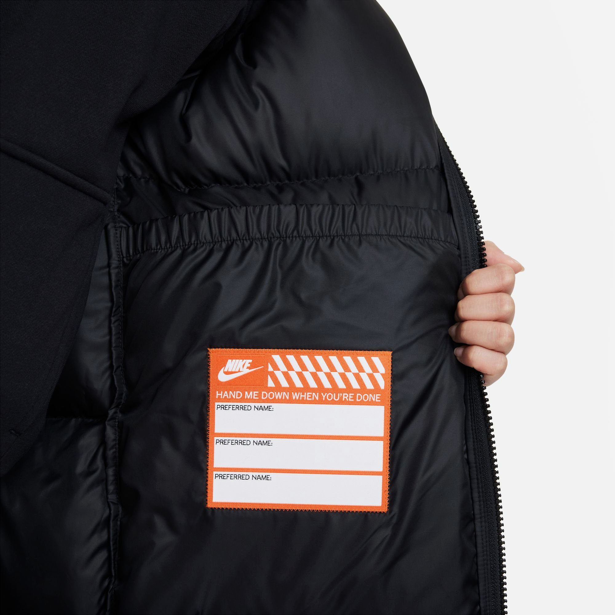 Sportswear HOODED Nike BLACK/BLACK/ANTHRACITE THERMA-FIT REPEL BIG JACKET ULTIMATE Steppmantel PARKA KIDS'