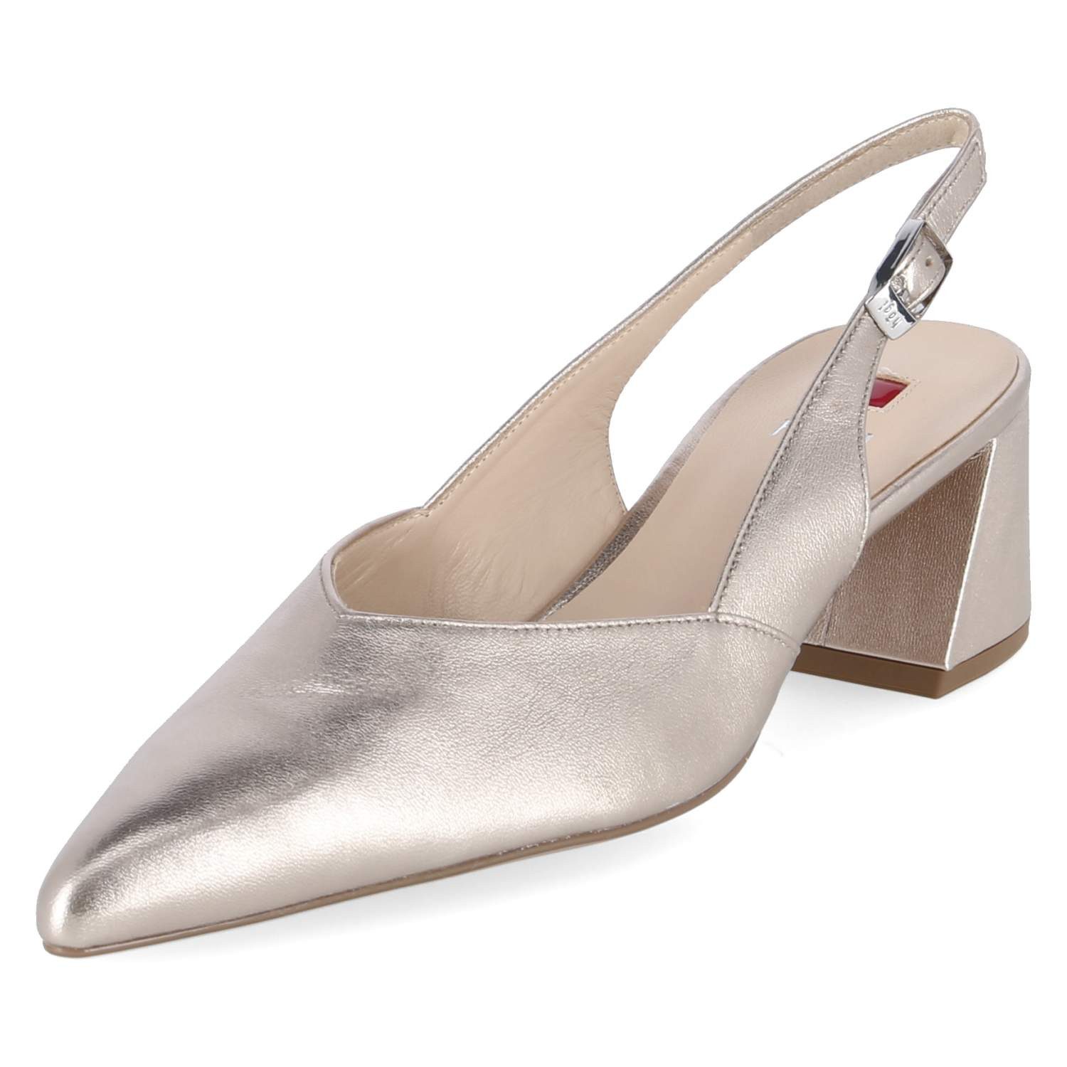 Högl Högl 11046117800 Damen Glattleder hellbraun Slingpumps günstig online kaufen