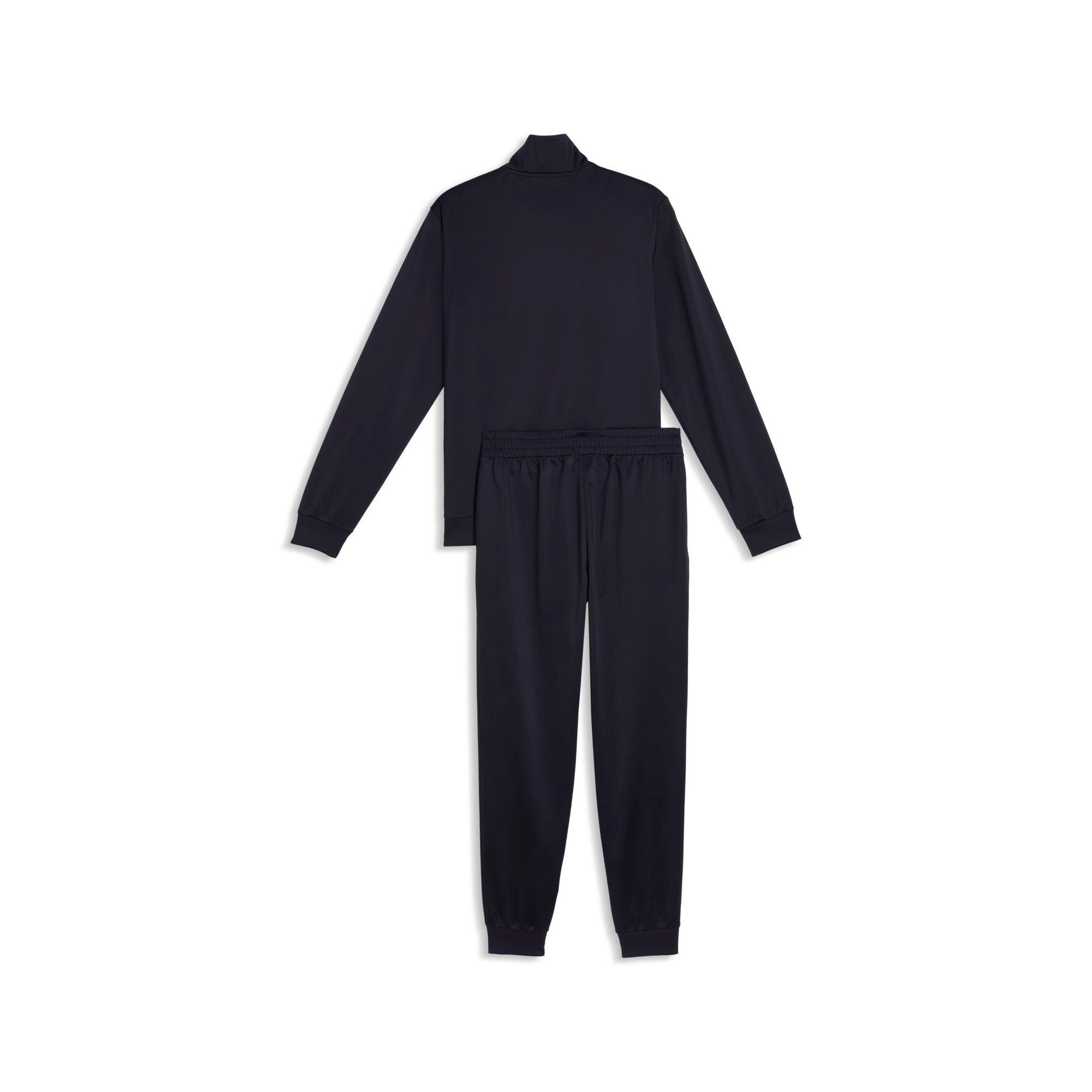 PUMA Trainingsanzug POLY COLORBLOCK SUIT (2-tlg), zweiteiliges Set, mit Reißverschluss am Oberteil, aus Polyester