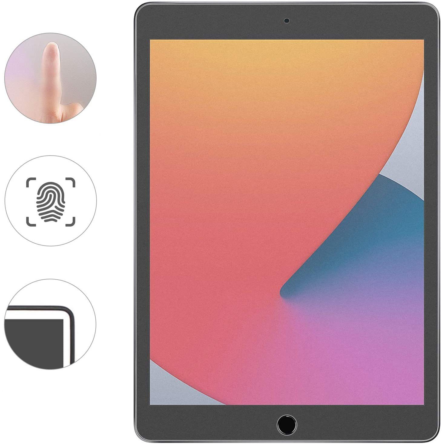 Prima24 Matte Papier Folie für iPad 10,2 Zoll 2021, 2020, 2019 Generation Displayfolie Schutzfolie zum Schreiben / 8 / 7 iPad 9 Zeichnen und Skizzieren wie auf Papier 