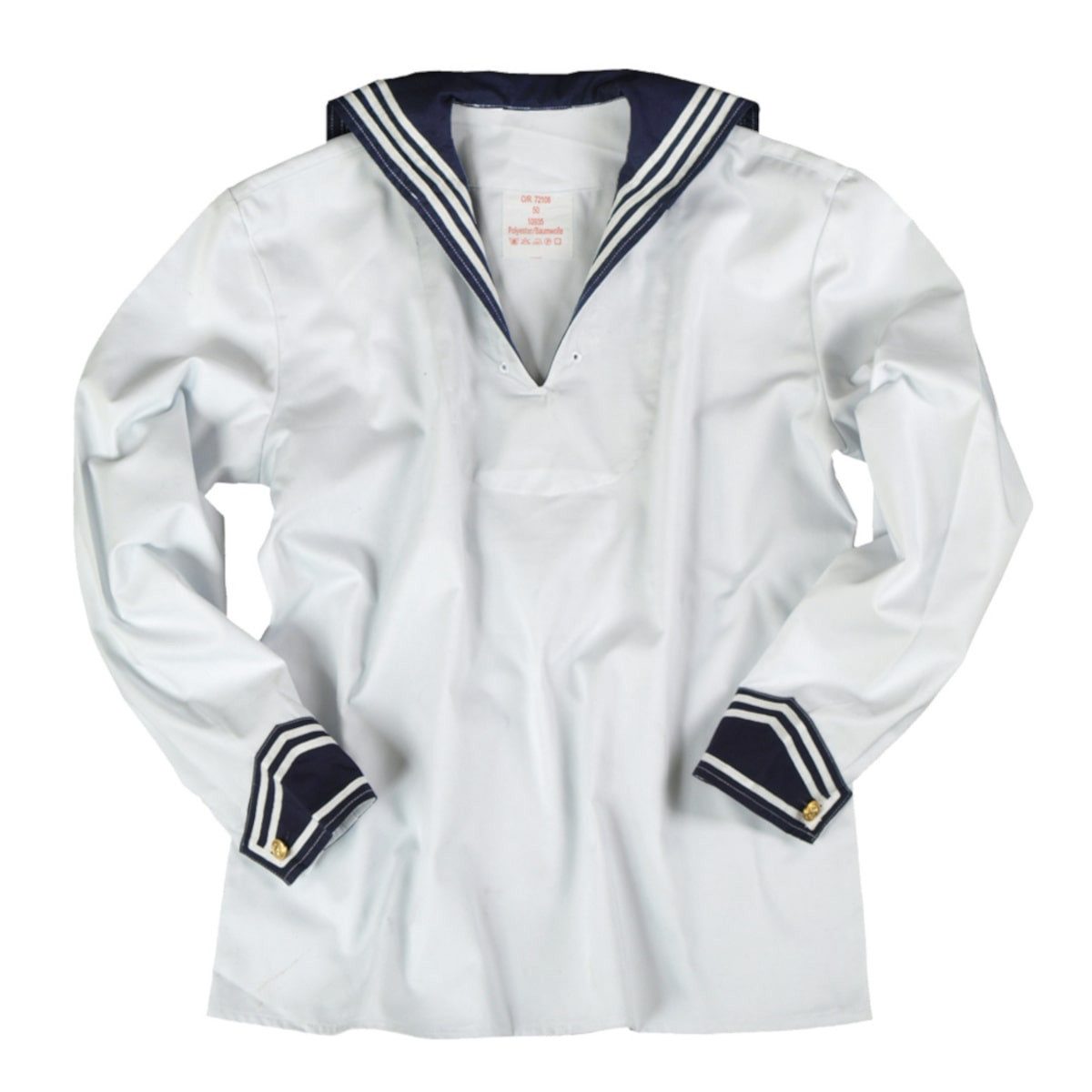 Mil-Tec Outdoorhemd Bundeswehr Marine Bordhemd Weiß günstig online kaufen