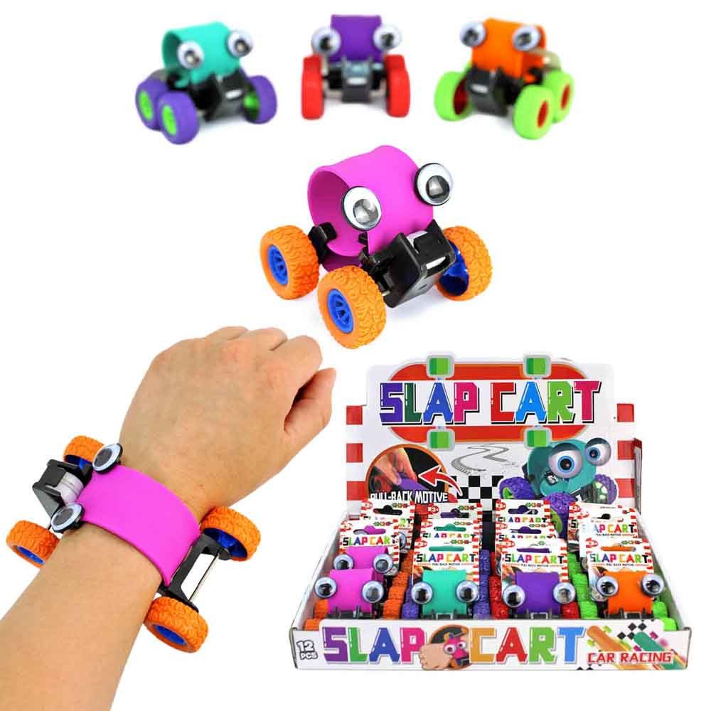 Krüger & Gregoriades Spielfigur 12 Stück Schnapparmband Skateboard mit Augen - ca. 15 cm, (12-tlg)