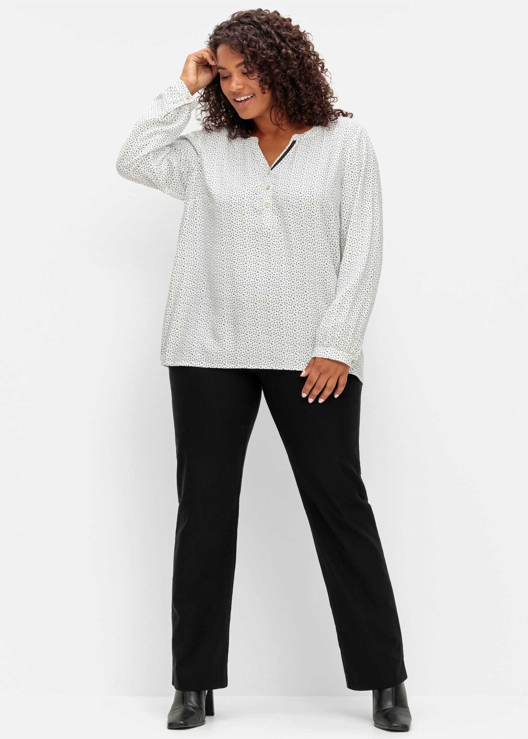 Sheego Klassische Bluse Tunika Langarm (2-tlg) günstig online kaufen