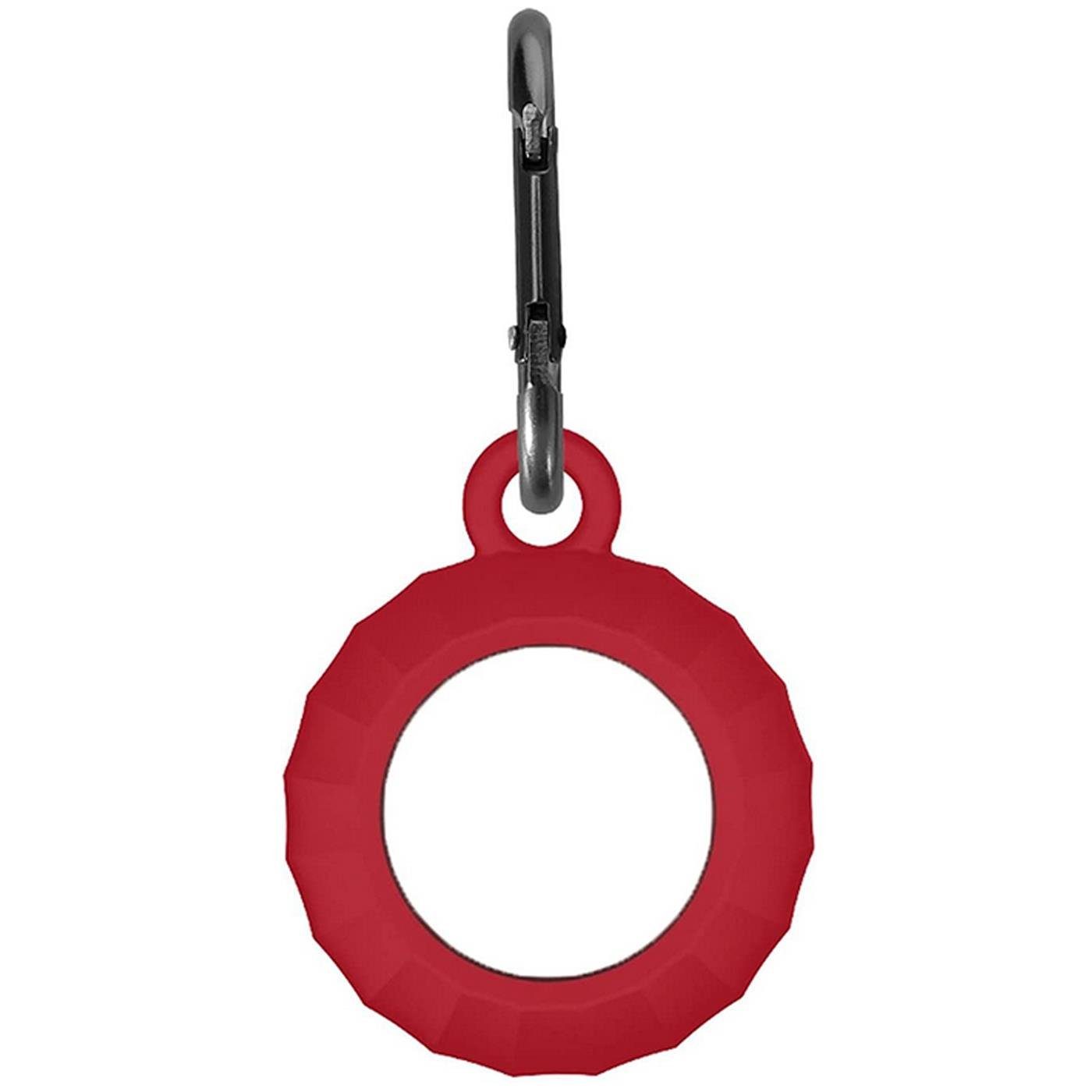 Case Ringhalter Airtags für Rot Apple AirTag Schutzhülle für Apple CoolGadget Anhänger AirTag), Schlüsselanhänger Case Hülle (für Silikon