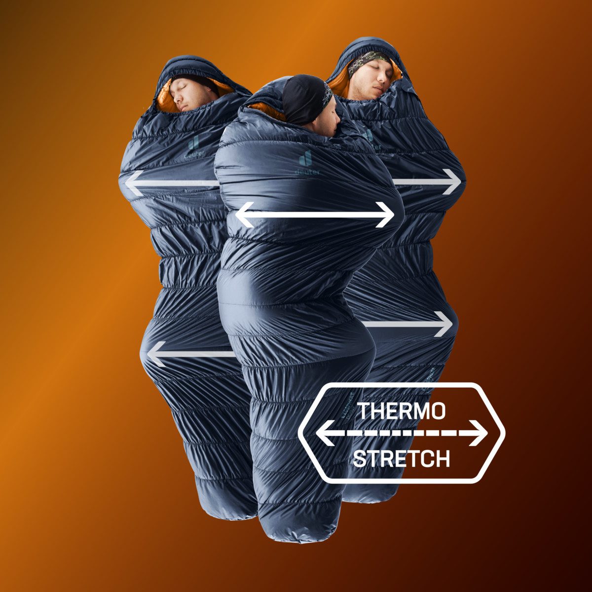 deuter Mumienschlafsack Exosphere 0C/32F INK-MAPLE