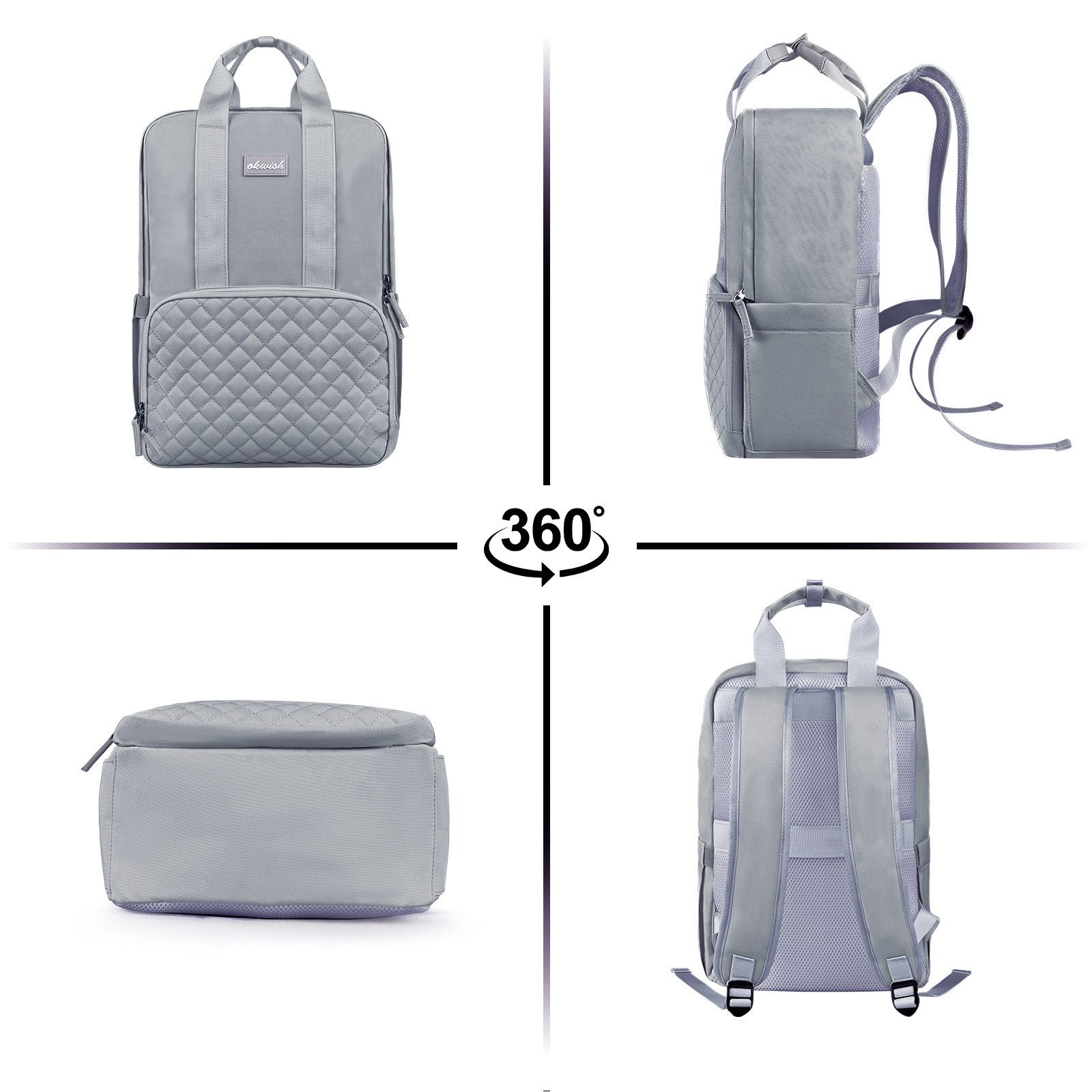 OKWISH Laptoprucksack Rucksäcke Schulrucksack Reiserucksack (Großzügiger günstig online kaufen