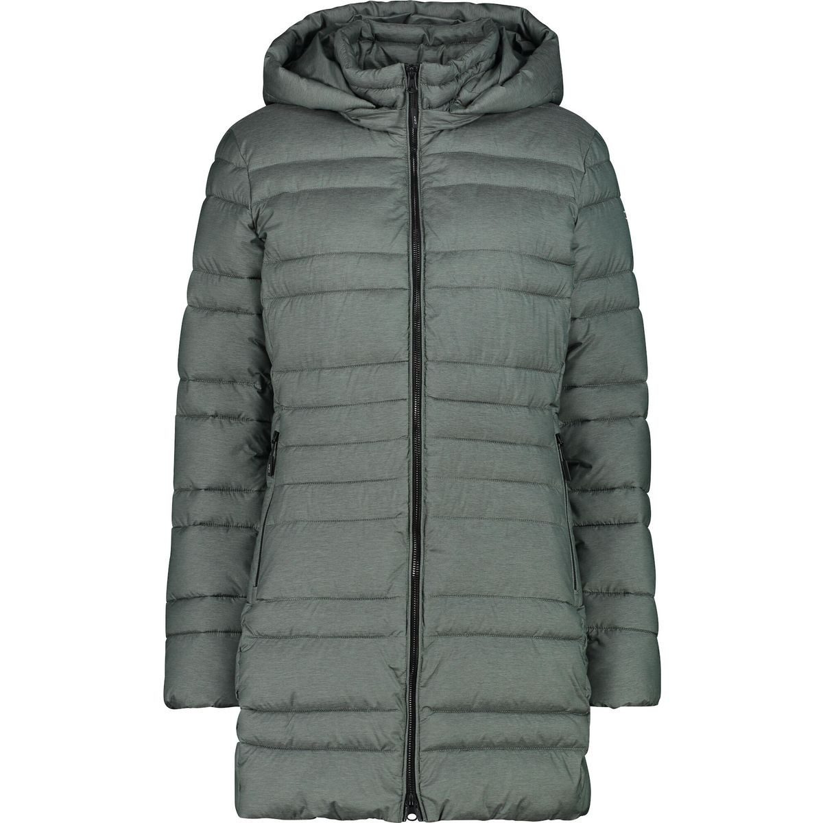CMP Outdoorjacke Woman Parka Snaps Hood Wattierter Mantel mit abnehmbarer Kapuze, wasserabweisend und ideal