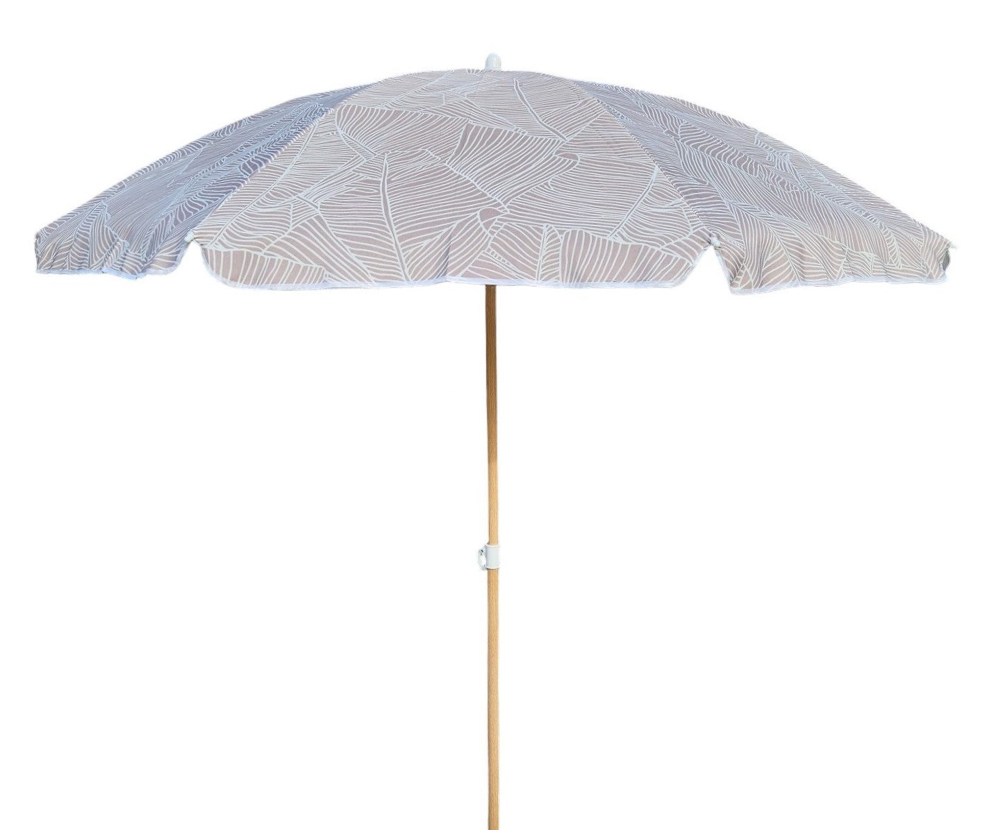 Meinposten Sonnenschirm Strandschirm Balkonschirm grün creme günstig online kaufen