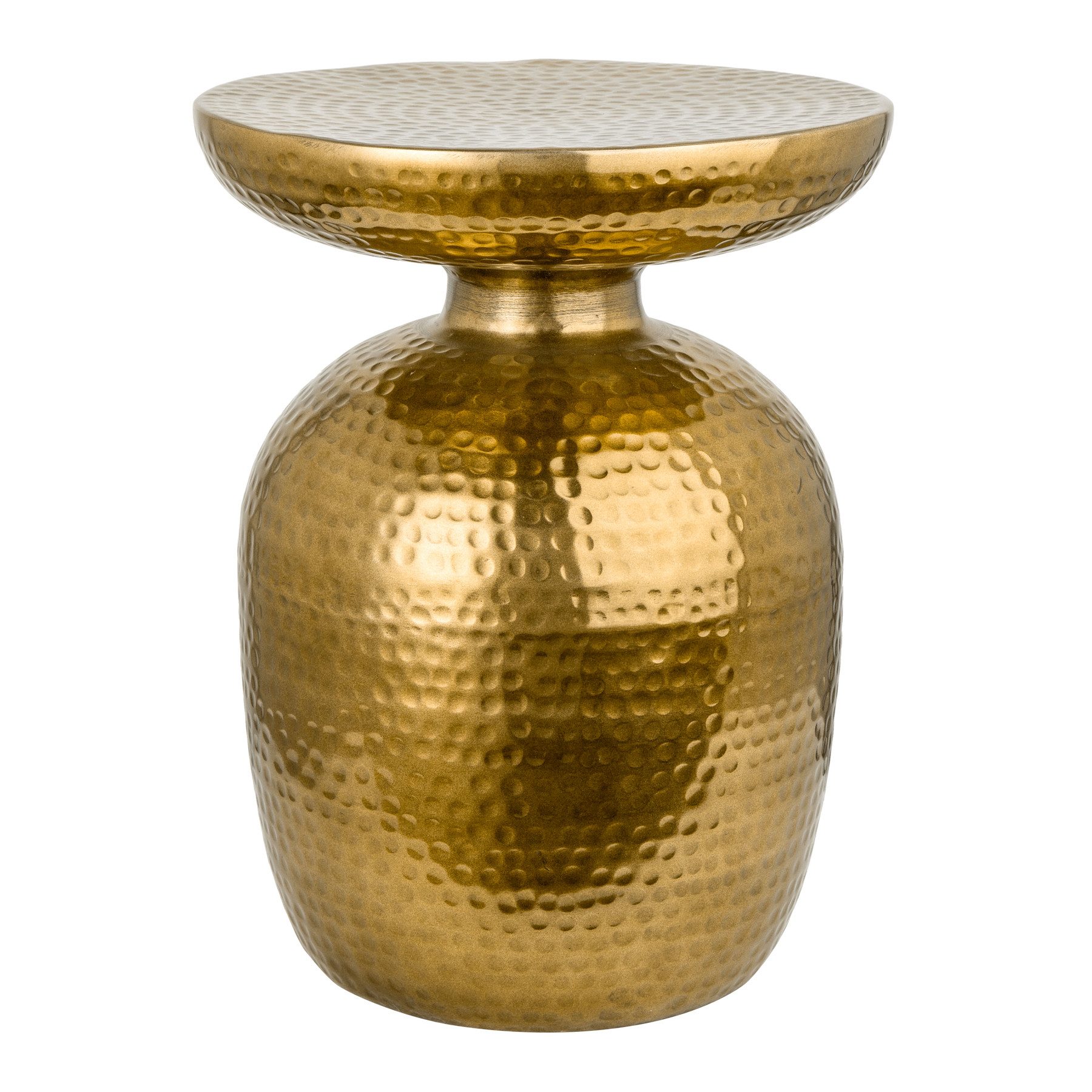 riess-ambiente Beistelltisch ORIENT 50cm gold, Hammerschlag günstig online kaufen