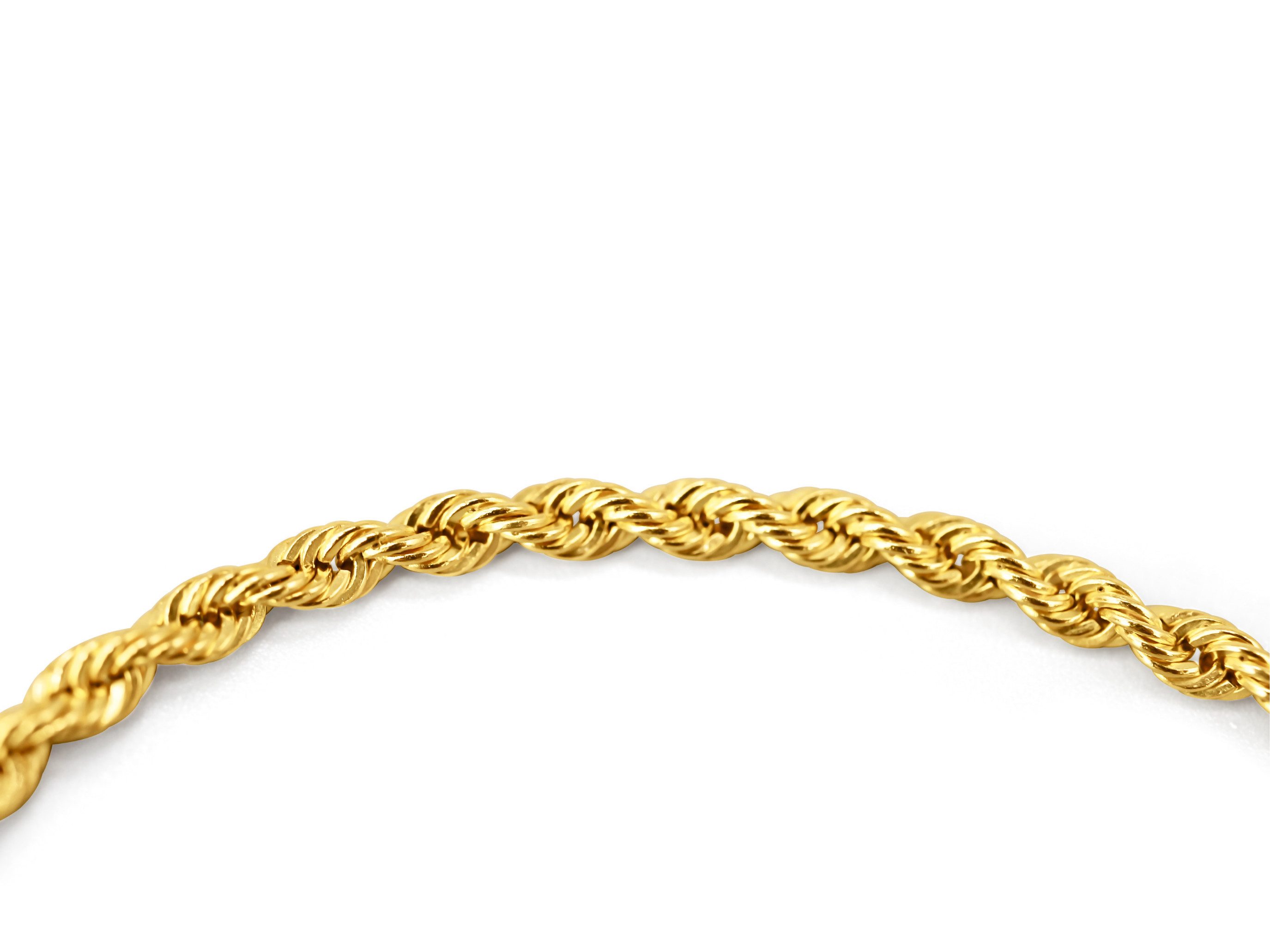 Antares Gold Goldarmband Isabel 14K Gold Damen Armband – Edles Seil Design, 18 cm, (585) Echtgold