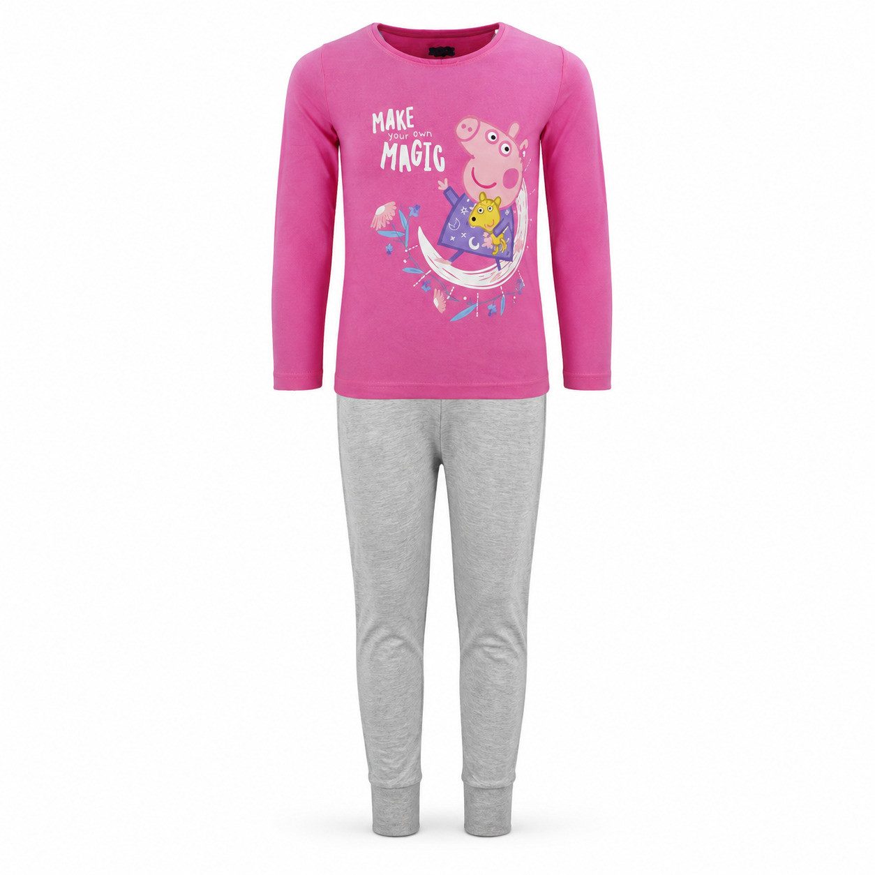 Peppa Pig Schlafanzug Peppa Wutz Pig Kinder Mädchen Schlafanzug Pyjama Gr. 92 bis 116