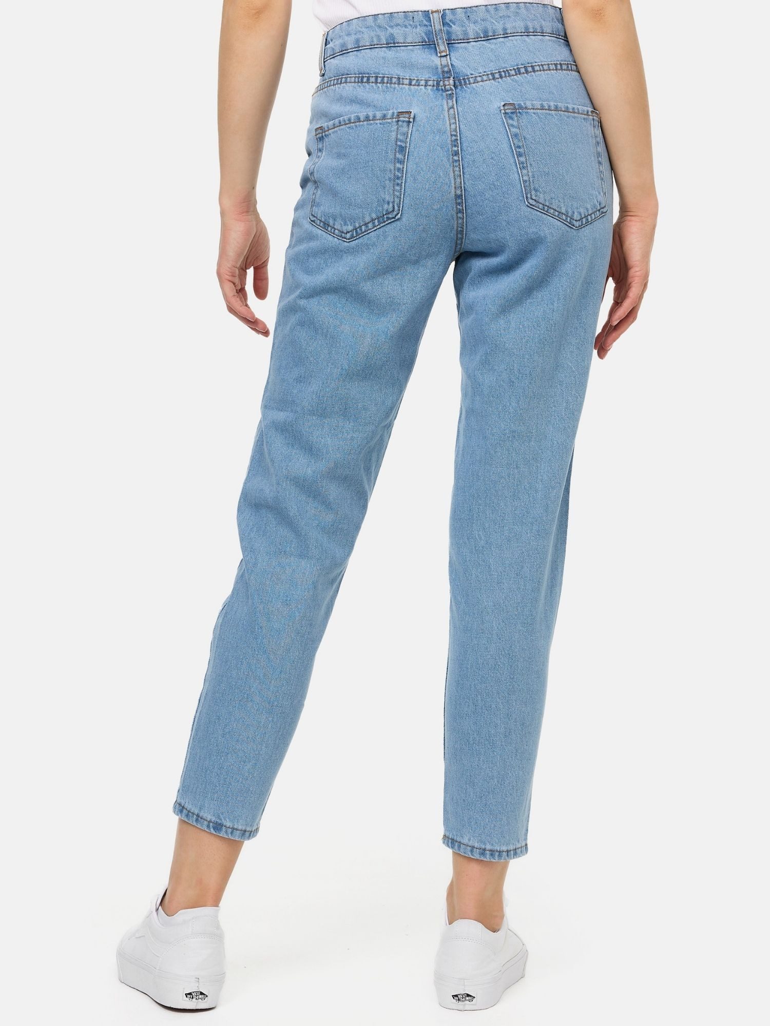 Tazzio Mom-Jeans F129 Mom Fit Schnitt, High Waist, lockere Passform, Tapered Leg