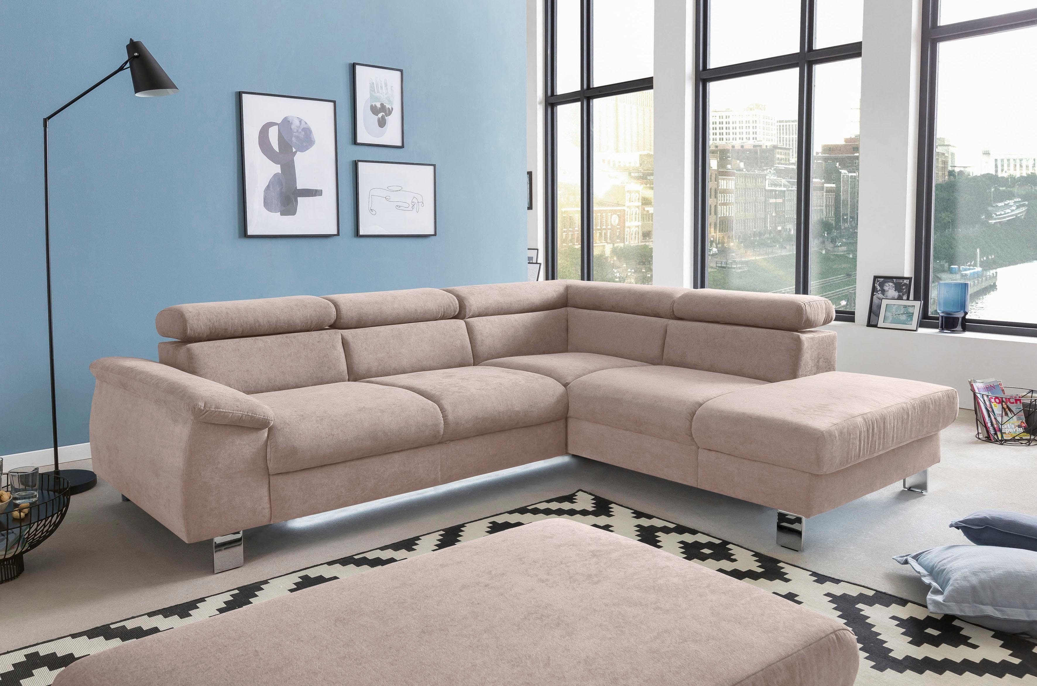 COTTA Ecksofa Komaris L-Form, B: 249 günstig online kaufen