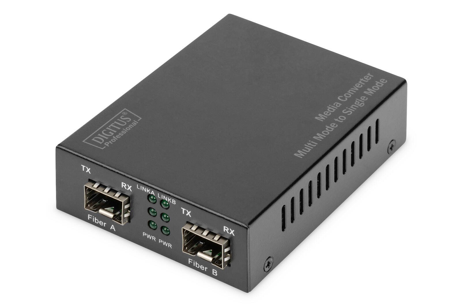 Digitus PC-Lüfter Hub Gigabit Multimode/Singlemode Medienkonverter SFP